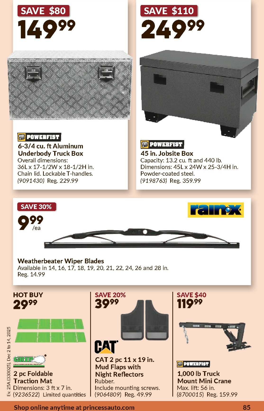 princess-auto - Princess Auto Flyer Valid From 12-02 to 12-14 - page: 89