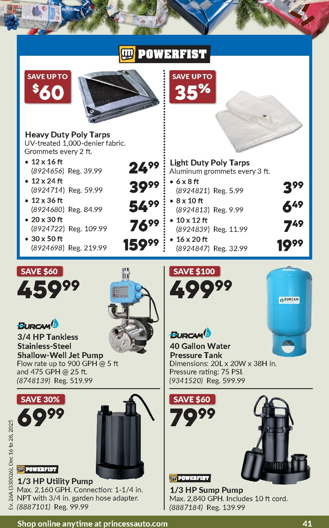 princess-auto - Princess Auto Flyer Valid From 12-16 to 12-28 - page: 44