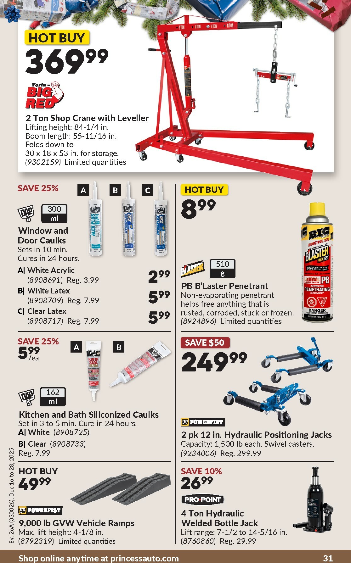 princess-auto - Princess Auto Flyer Valid From 12-16 to 12-28 - page: 34