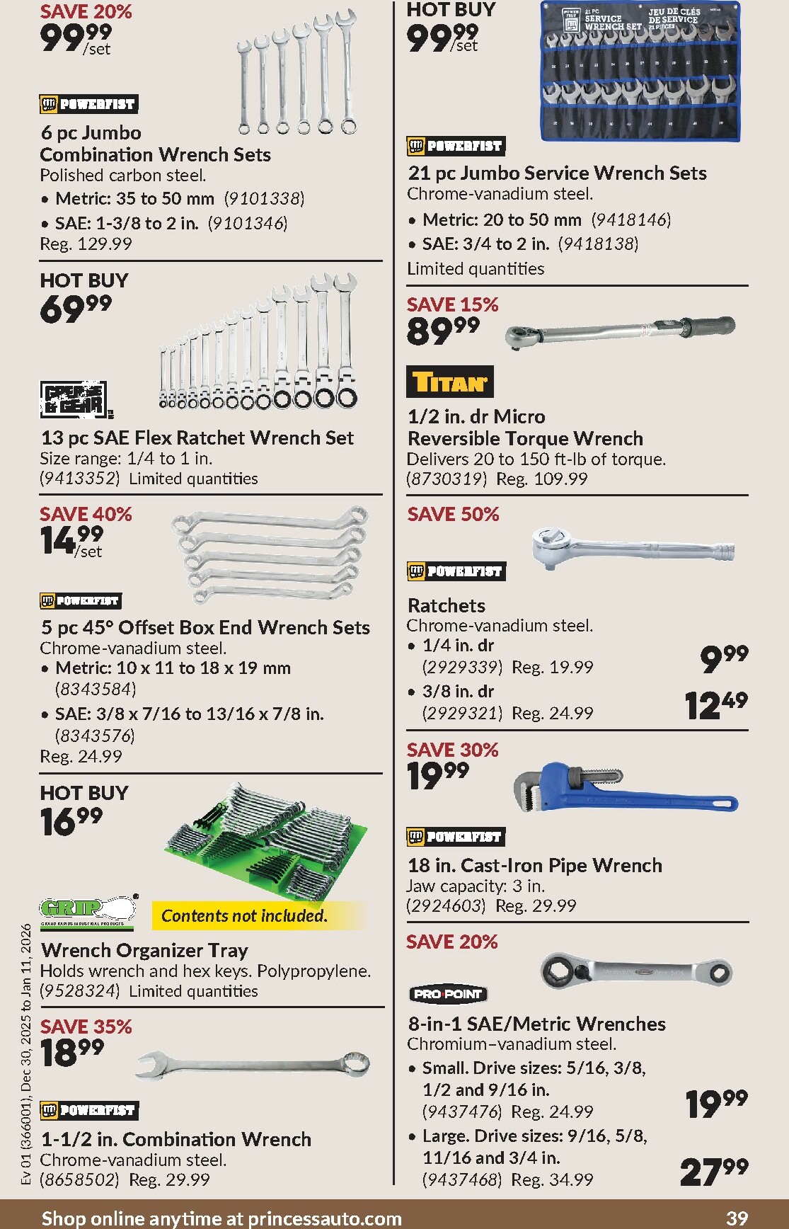 princess-auto - Princess Auto Flyer Valid From 12-30 to 01-11 - page: 42