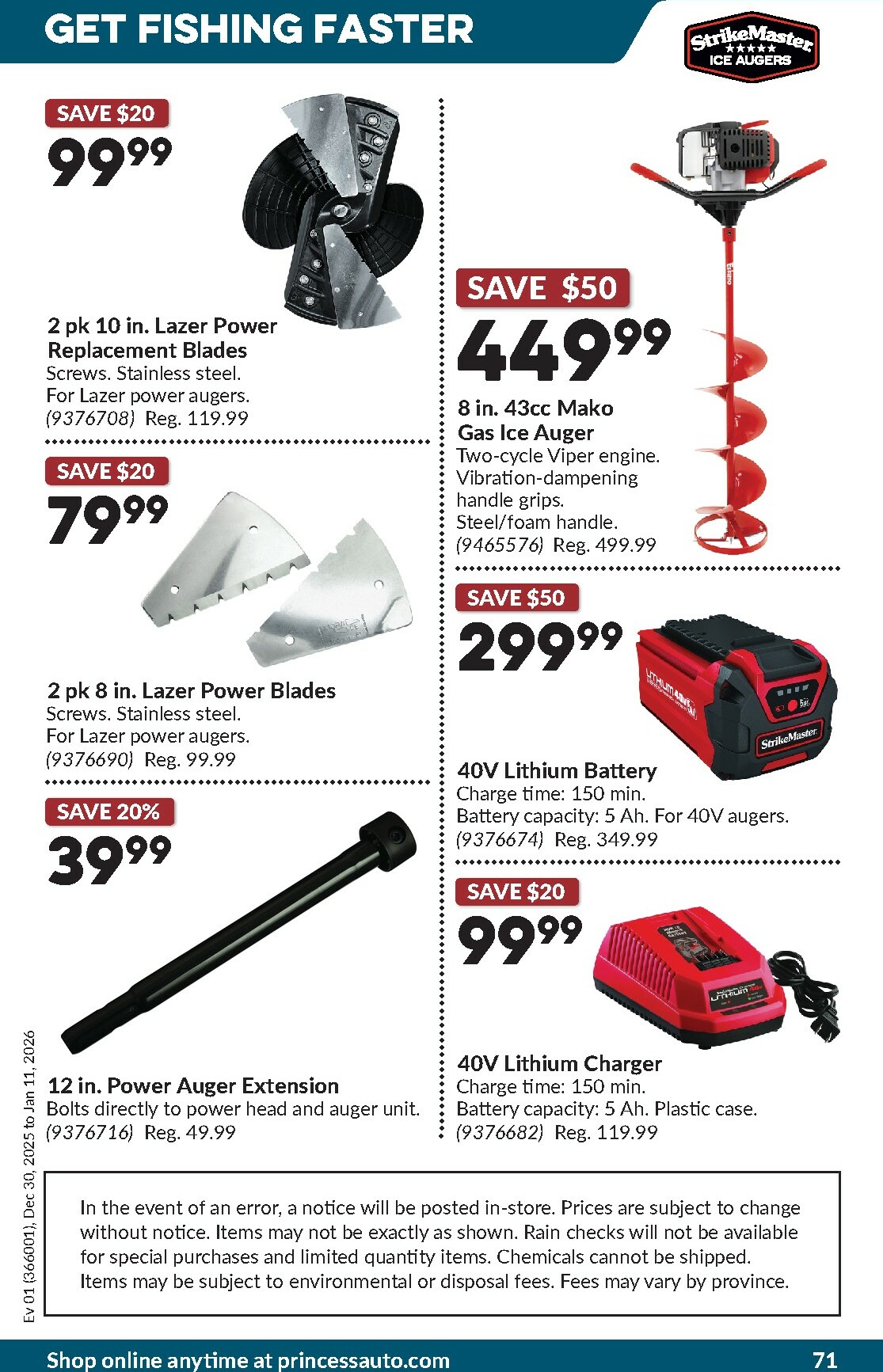 princess-auto - Princess Auto Flyer Valid From 12-30 to 01-11 - page: 74