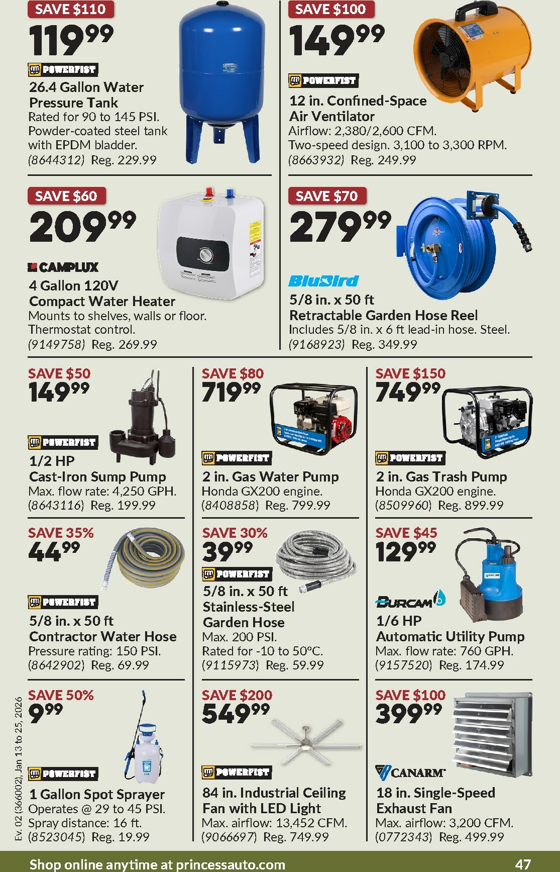 princess-auto - Princess Auto Flyer Valid From 01-13 to 01-25 - page: 51