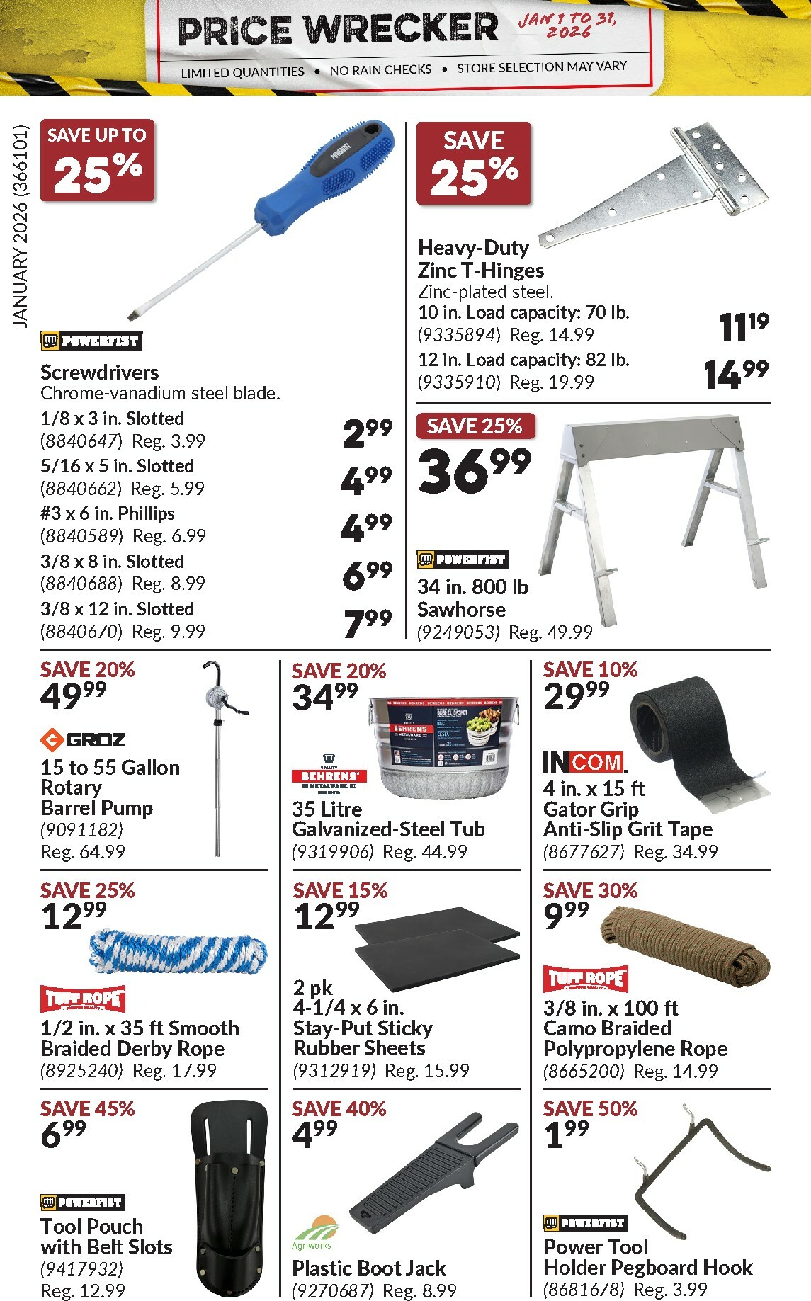 princess-auto - Princess Auto - Price Wrecker Flyer Valid From 01-01 to 01-31 - page: 20