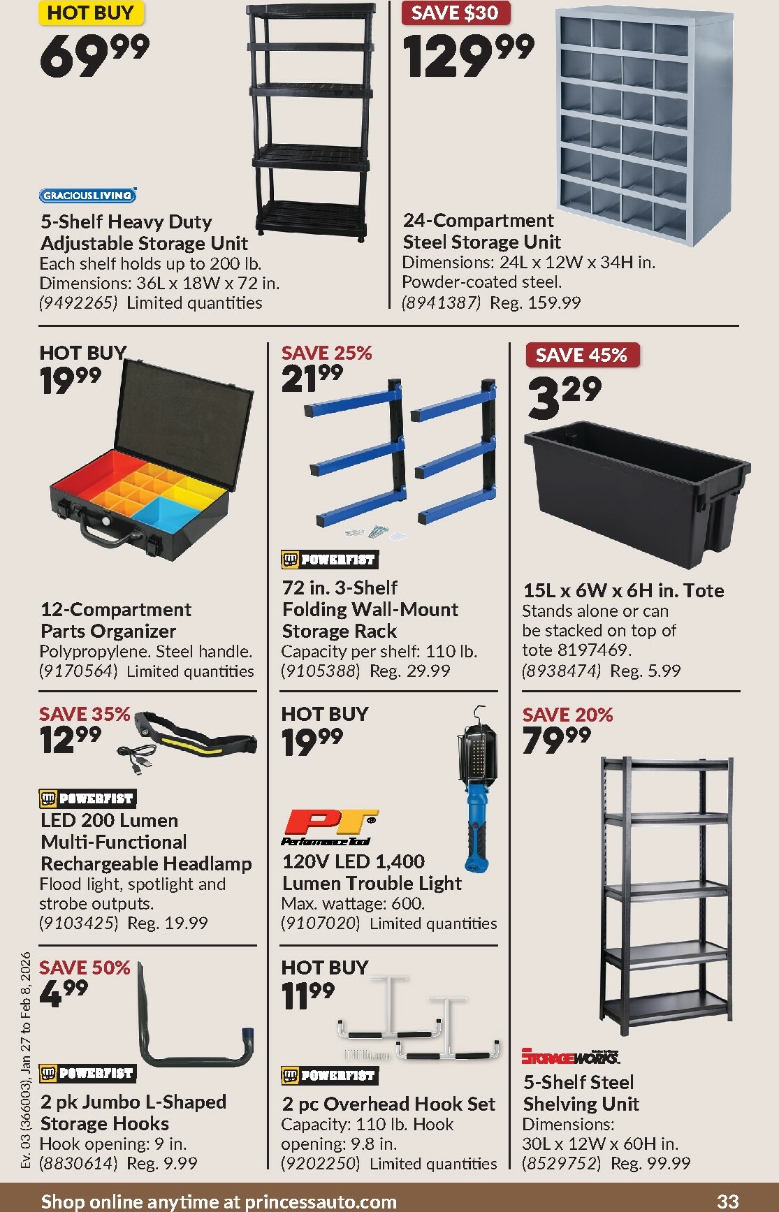 princess-auto - Princess Auto Flyer Valid From 01-27 to 02-08 - page: 36