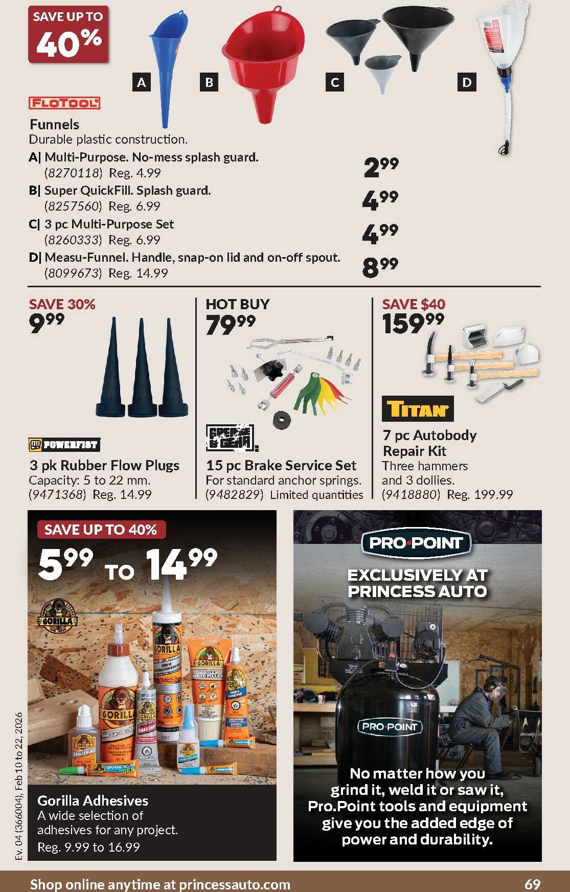 princess-auto - Princess Auto Flyer Valid From 2026-02-10 to 2026-02-22 - page: 72