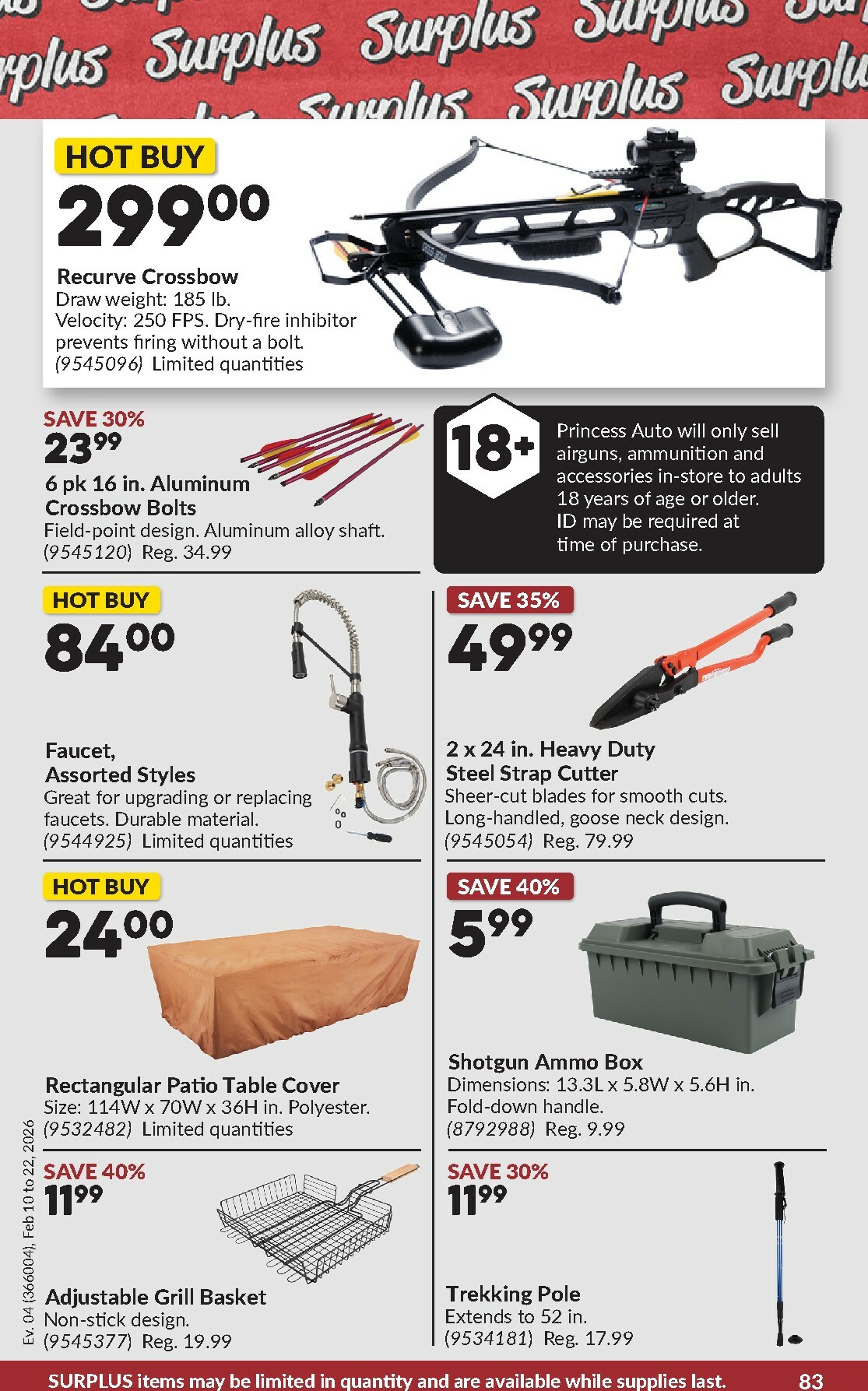 princess-auto - Princess Auto Flyer Valid From 2026-02-10 to 2026-02-22 - page: 86