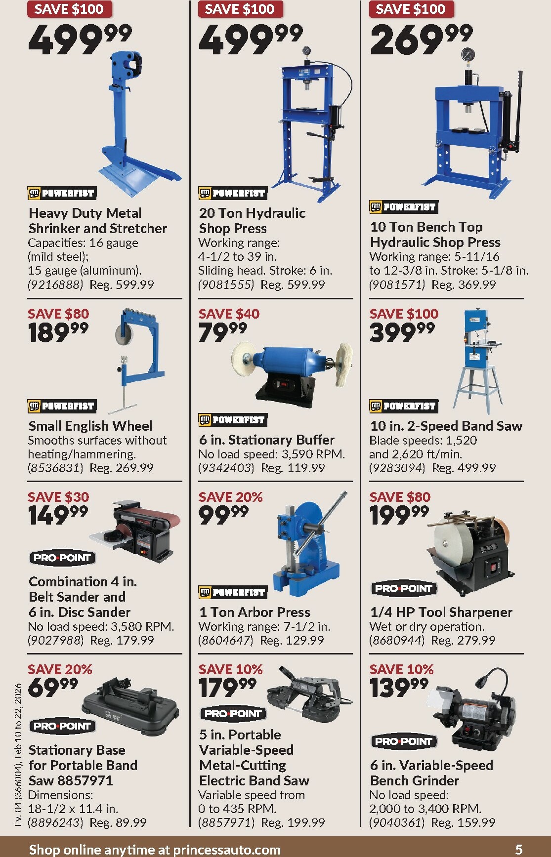 princess-auto - Princess Auto Flyer Valid From 2026-02-10 to 2026-02-22 - page: 8