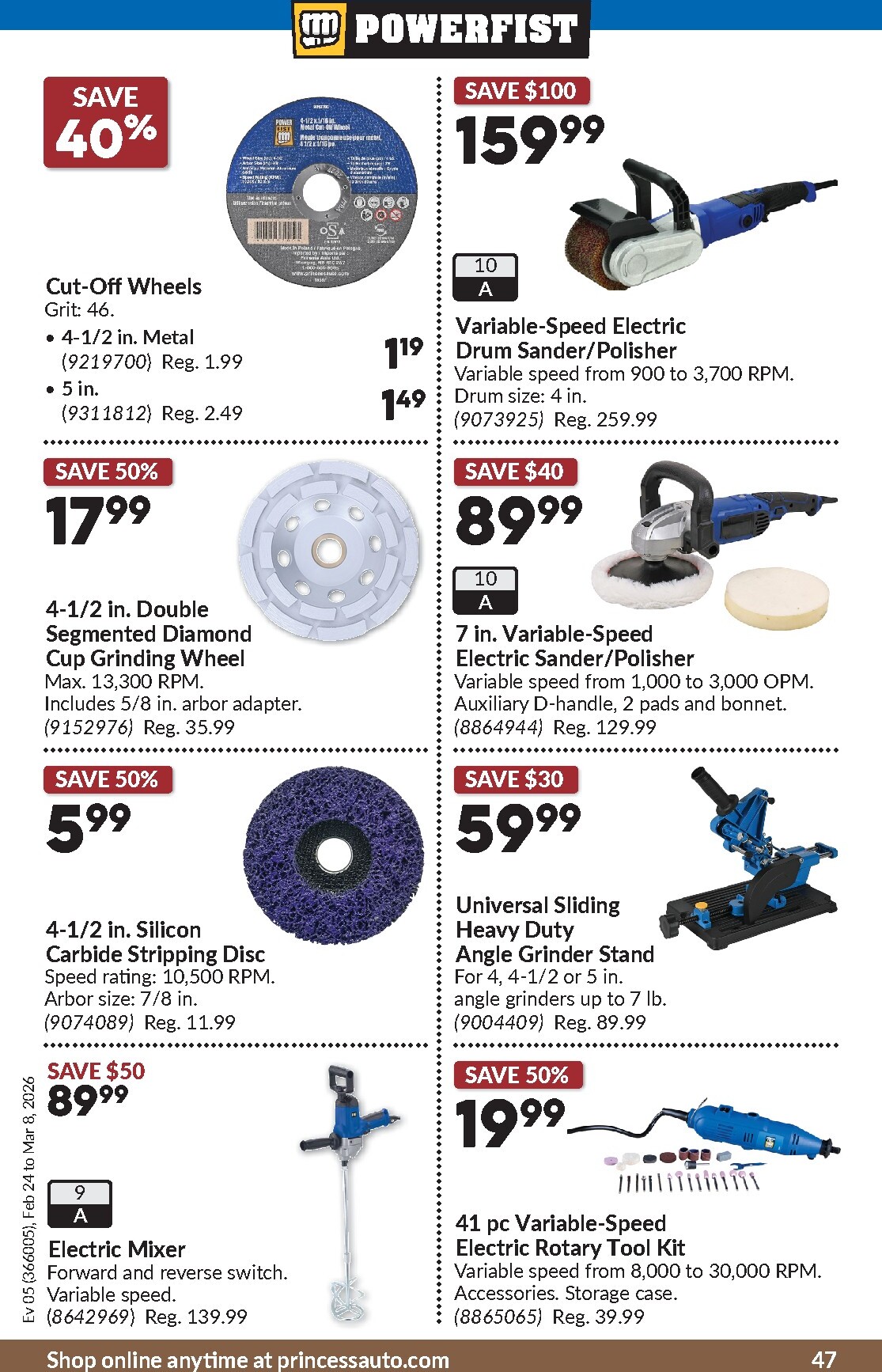 princess-auto - Princess Auto Flyer Valid From 2026-02-24 to 2026-03-08 - page: 50