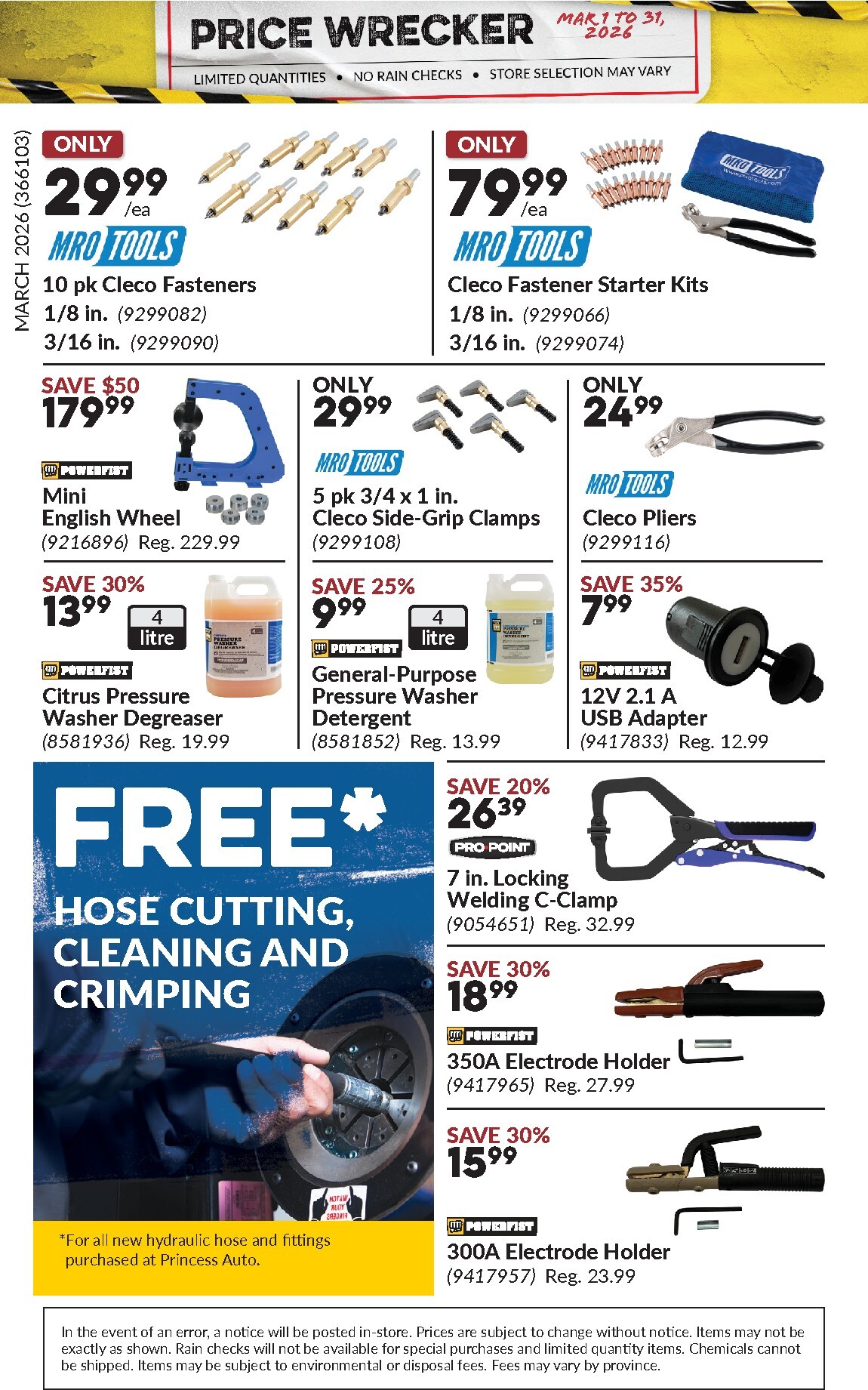 princess-auto - Princess Auto - Price Wrecker Flyer Valid From 2026-03-01 to 2026-03-31 - page: 31