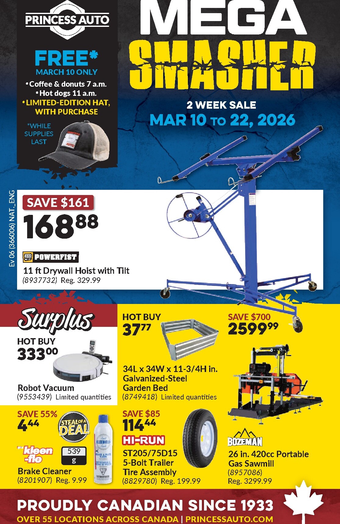 princess-auto - Princess Auto Flyer Valid From 2026-03-10 to 2026-03-22 - page: 1