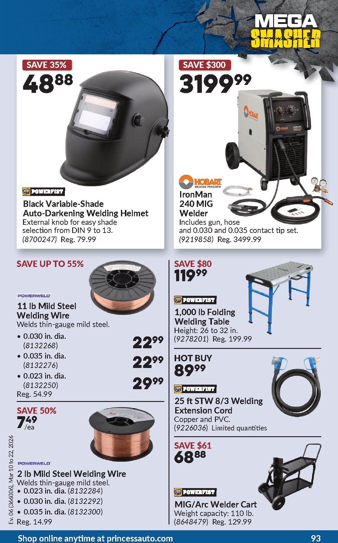 princess-auto - Princess Auto Flyer Valid From 2026-03-10 to 2026-03-22 - page: 98