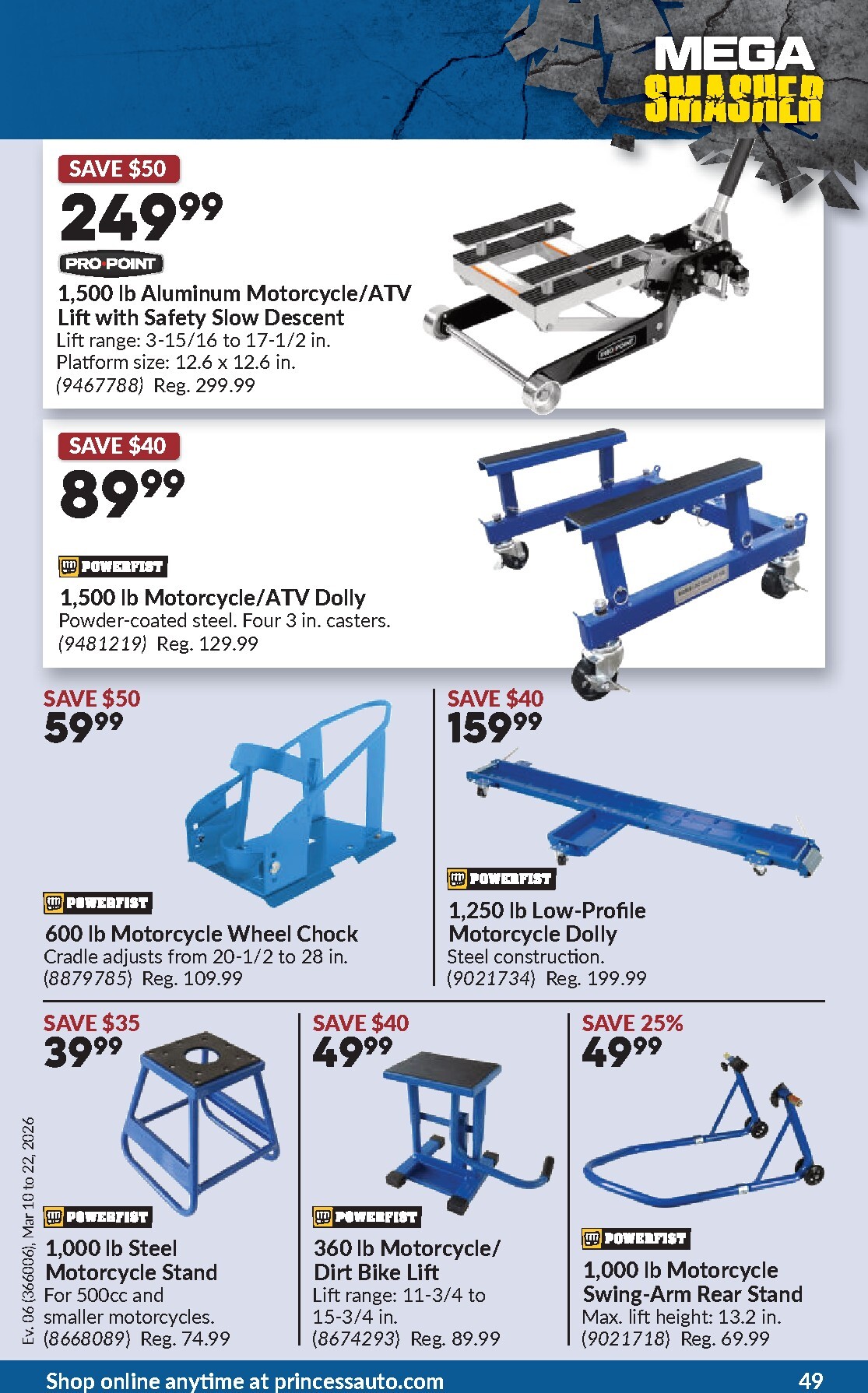 princess-auto - Princess Auto Flyer Valid From 2026-03-10 to 2026-03-22 - page: 54