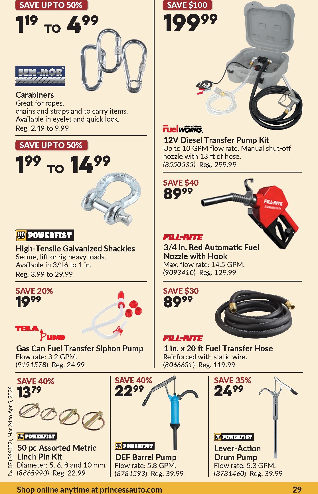 princess-auto - Princess Auto Flyer Valid From 2026-03-24 to 2026-04-05 - page: 36