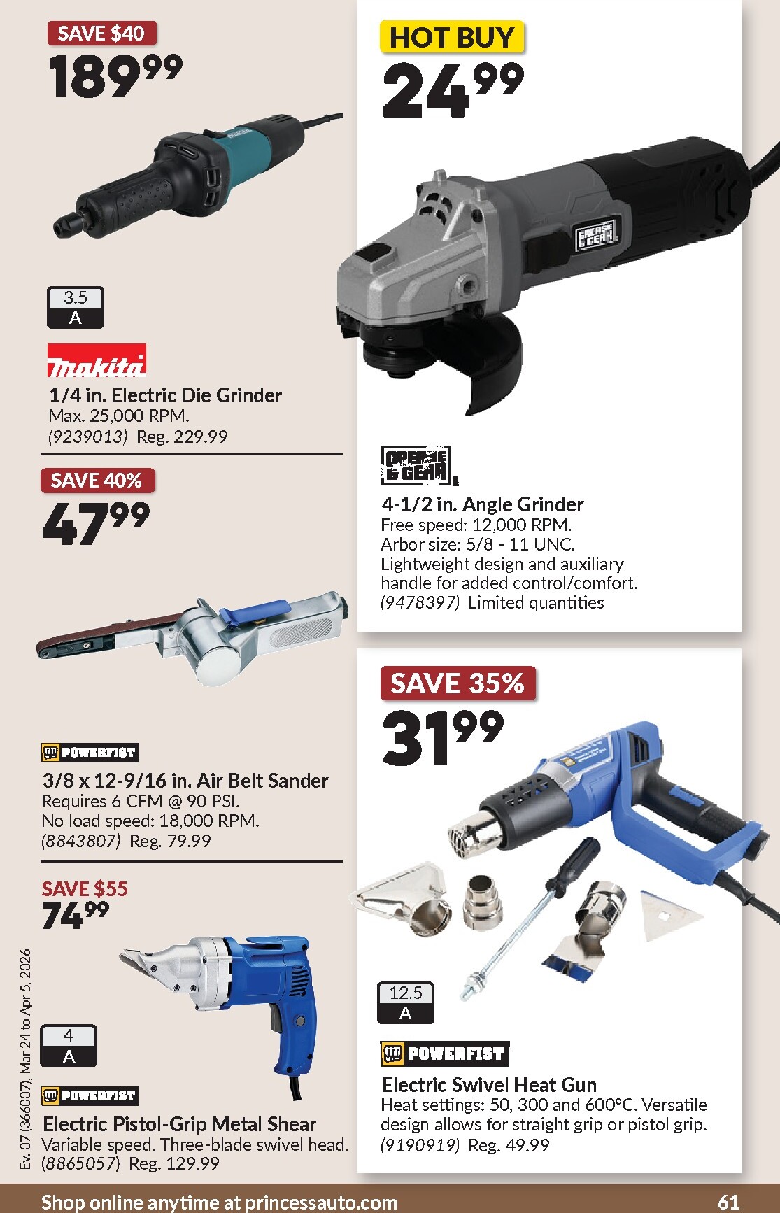 princess-auto - Princess Auto Flyer Valid From 2026-03-24 to 2026-04-05 - page: 68