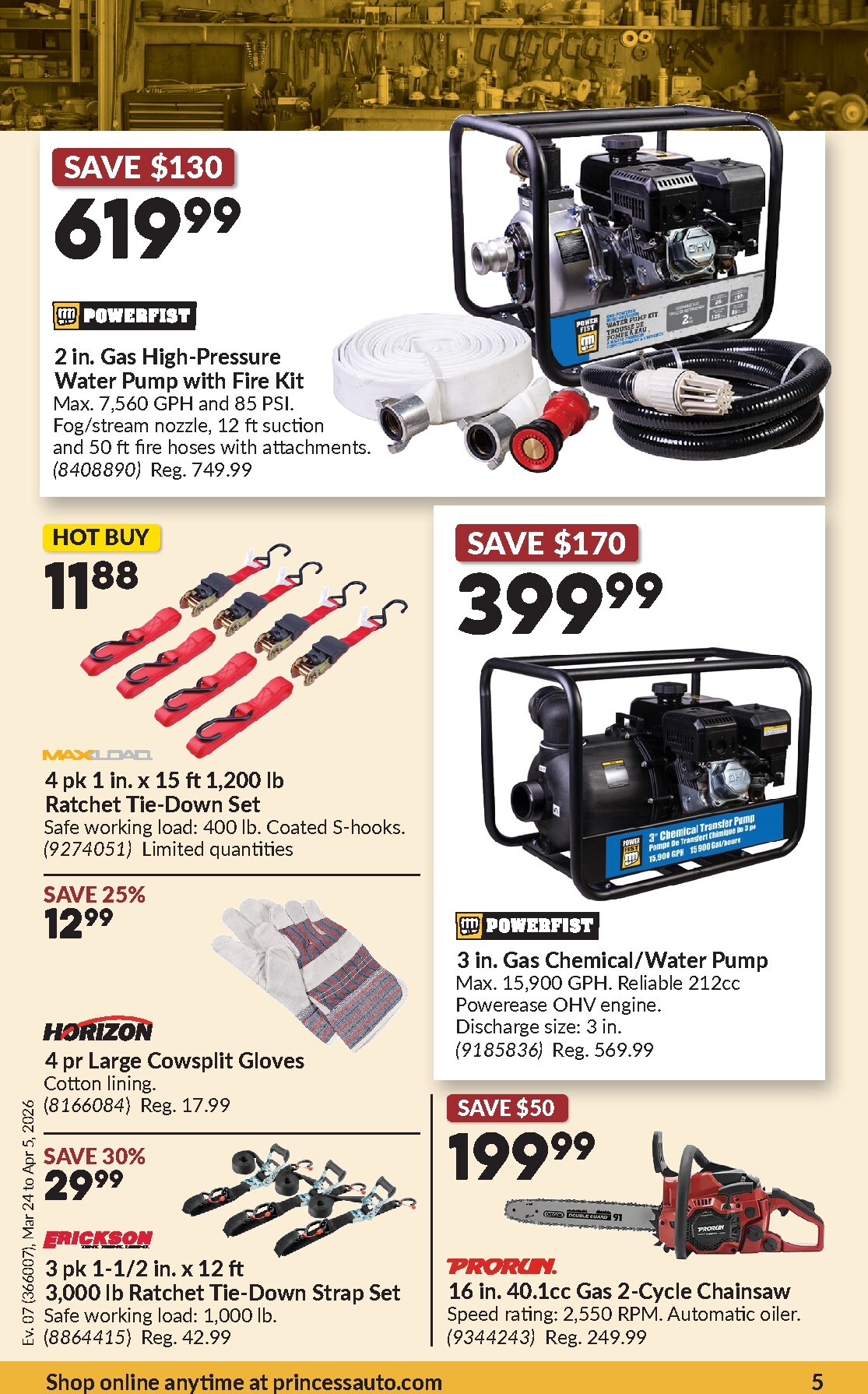 princess-auto - Princess Auto Flyer Valid From 2026-03-24 to 2026-04-05 - page: 12