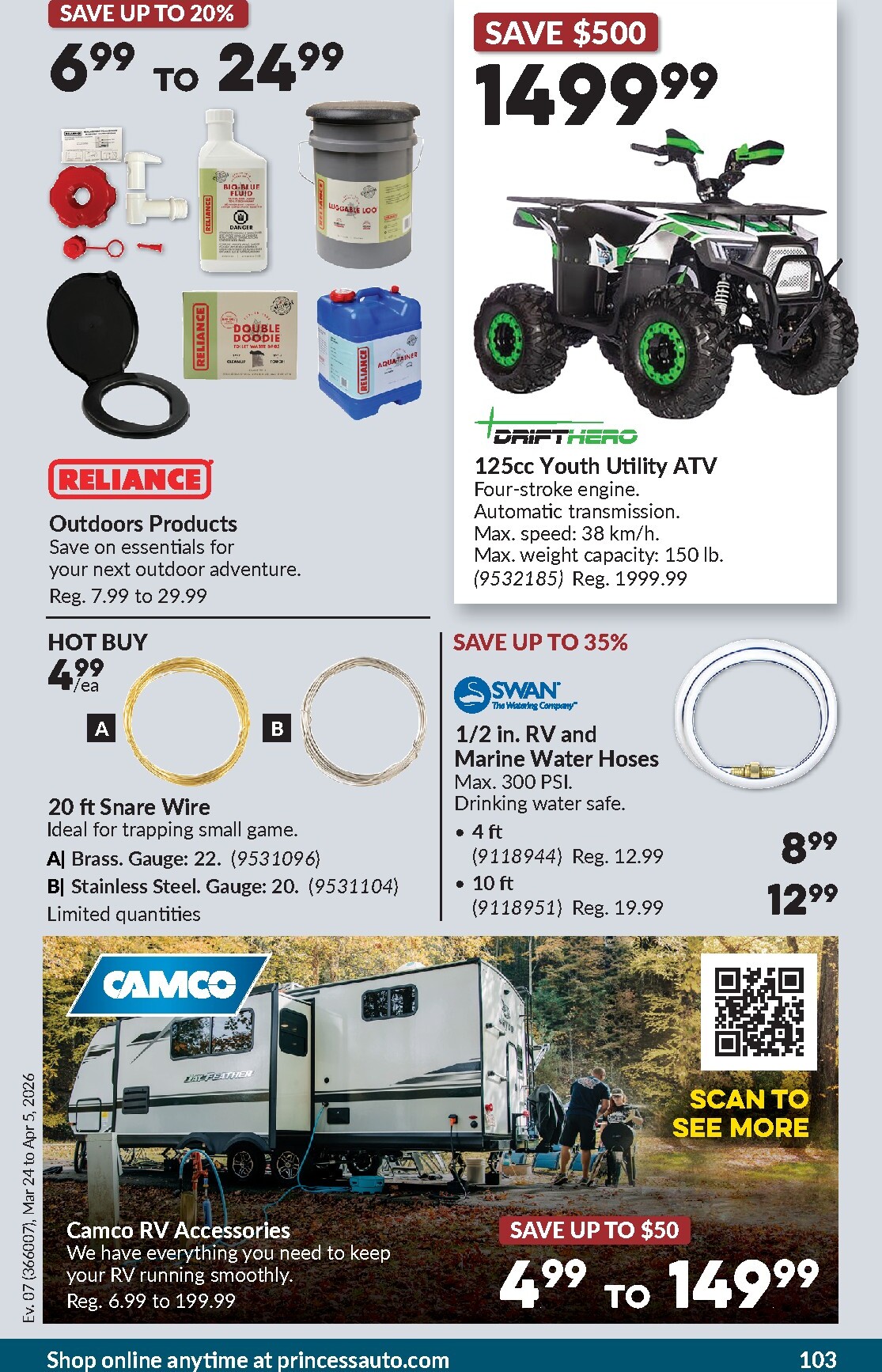 princess-auto - Princess Auto Flyer Valid From 2026-03-24 to 2026-04-05 - page: 110