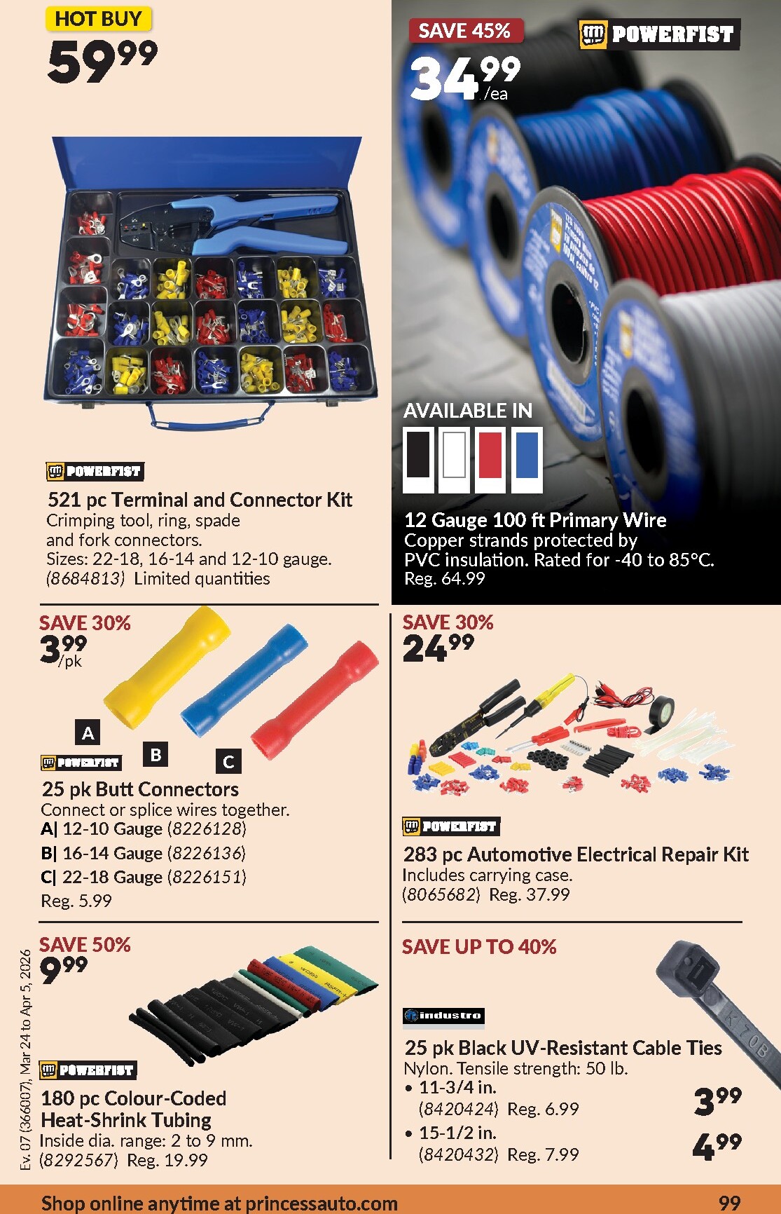 princess-auto - Princess Auto Flyer Valid From 2026-03-24 to 2026-04-05 - page: 106