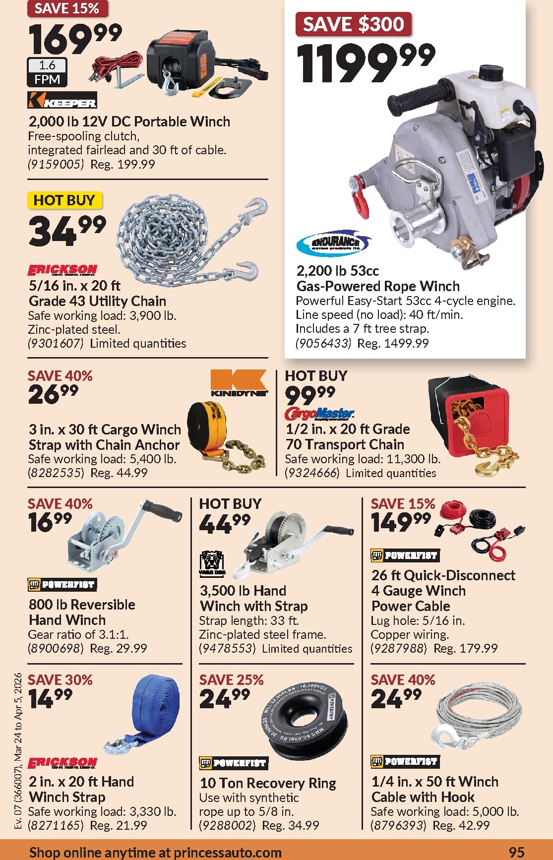 princess-auto - Princess Auto Flyer Valid From 2026-03-24 to 2026-04-05 - page: 102