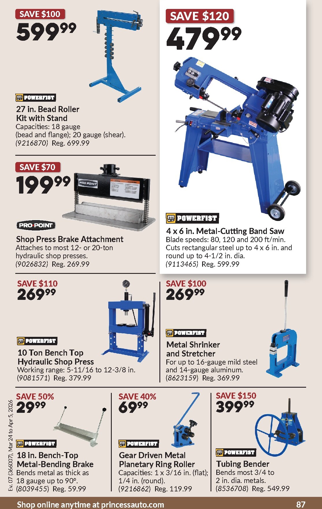 princess-auto - Princess Auto Flyer Valid From 2026-03-24 to 2026-04-05 - page: 94