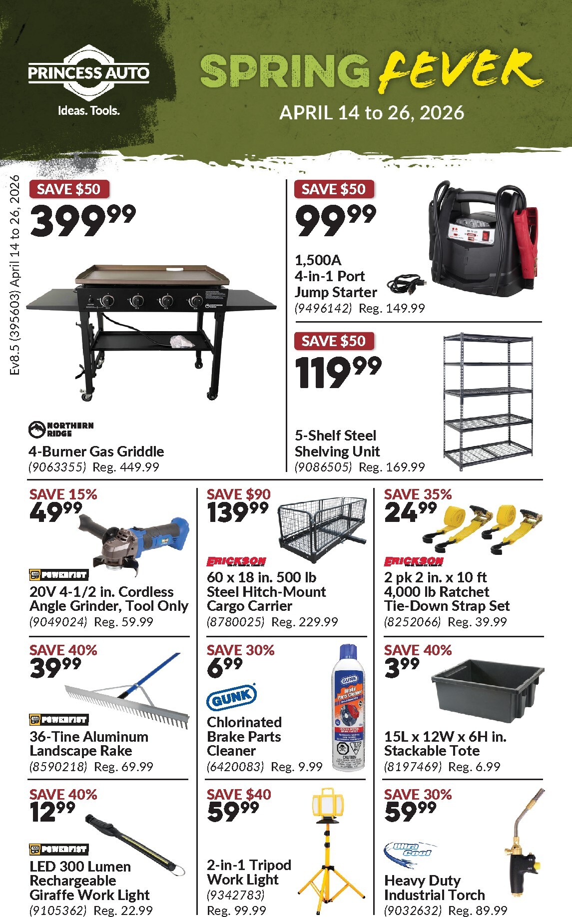 princess-auto - Princess Auto - Spring Fever Flyer Valid from 2026-04-14 to 2026-04-26 - page: 1