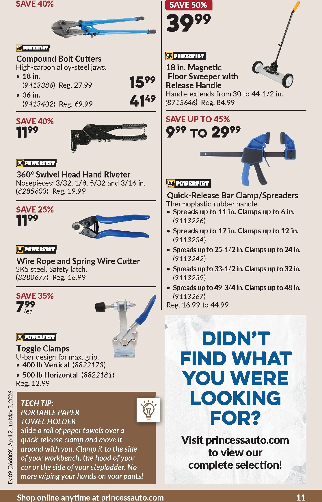 princess-auto - New Princess Auto Flyer for This Week – 2026-04-21 to 2026-05-03 - page: 15