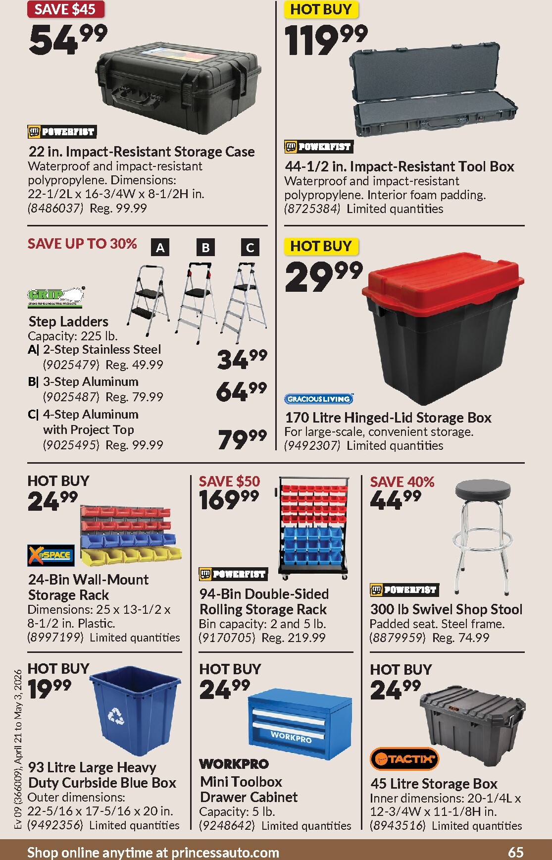 princess-auto - New Princess Auto Flyer for This Week – 2026-04-21 to 2026-05-03 - page: 70