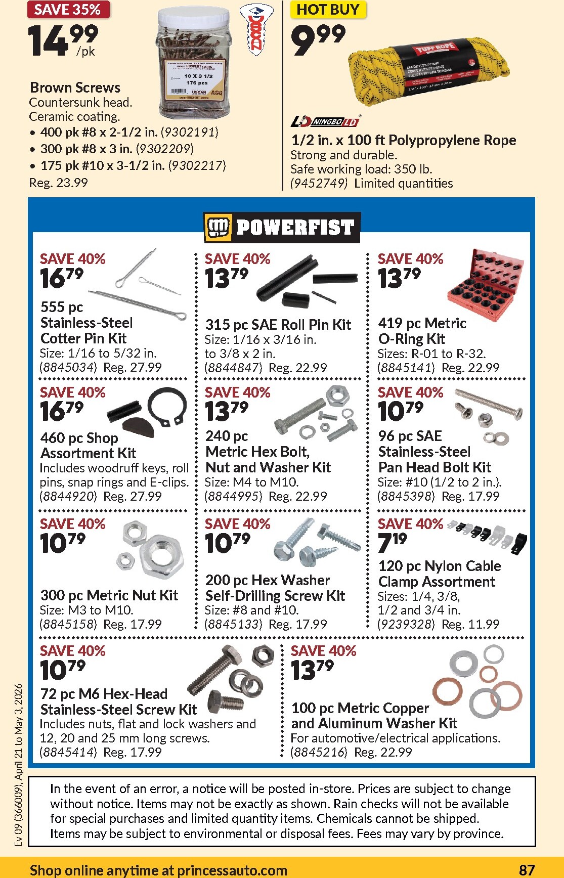 princess-auto - New Princess Auto Flyer for This Week – 2026-04-21 to 2026-05-03 - page: 92