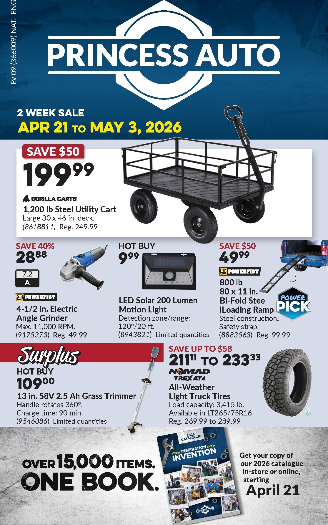 princess-auto - New Princess Auto Flyer for This Week – 2026-04-21 to 2026-05-03 - page: 1