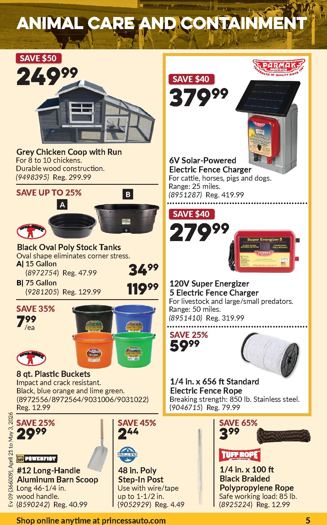 princess-auto - New Princess Auto Flyer for This Week – 2026-04-21 to 2026-05-03 - page: 9