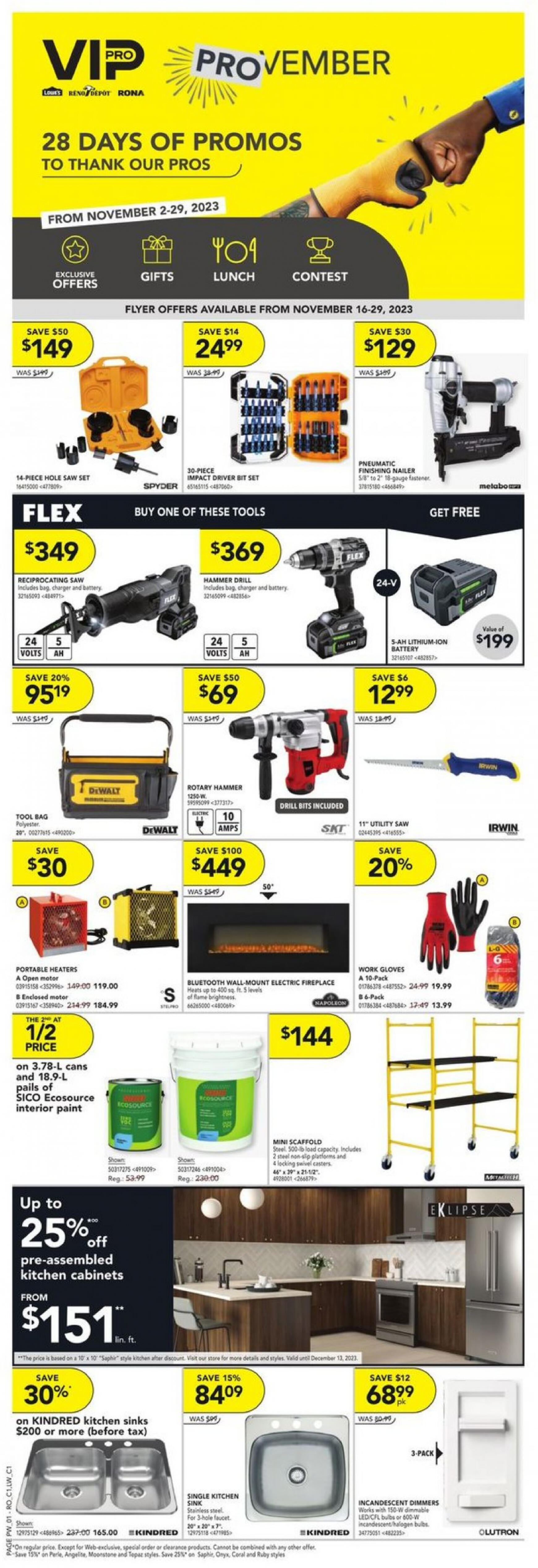 lowes - Lowe's valid from 23.11.2023 - page: 15