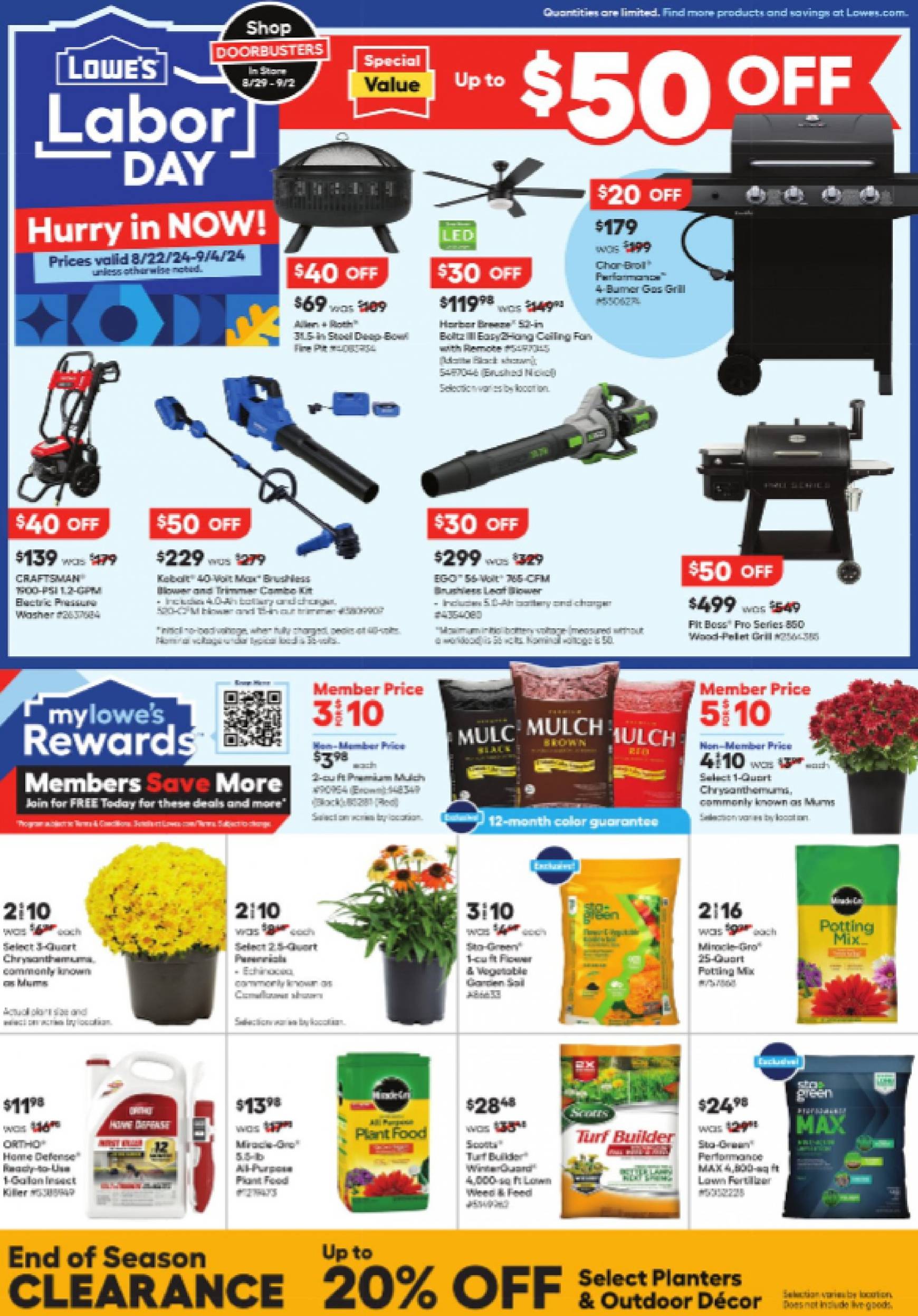 lowes - Latest Lowe's flyer 22.08. - 04.09.