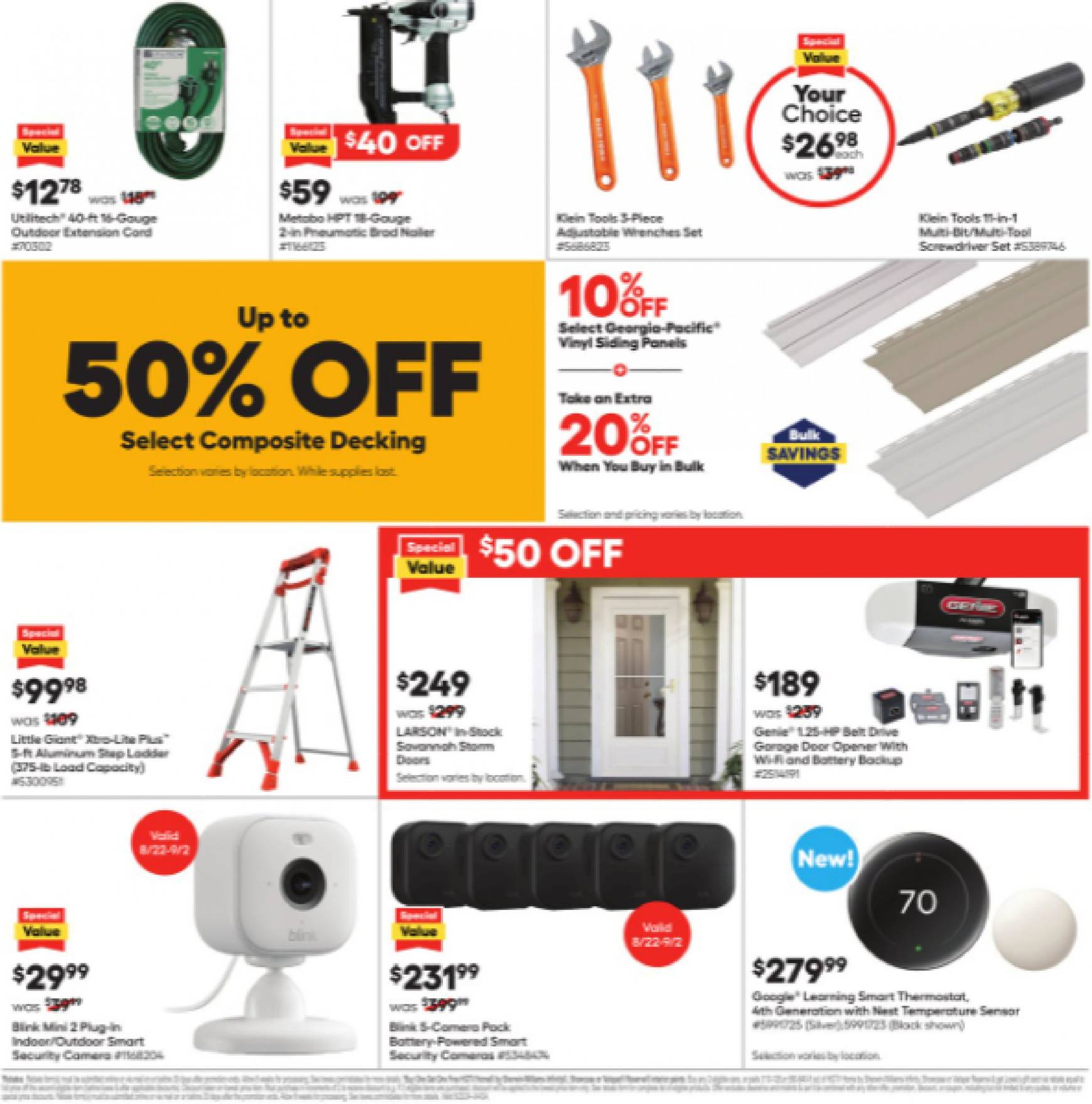 lowes - Latest Lowe's flyer 22.08. - 04.09. - page: 7