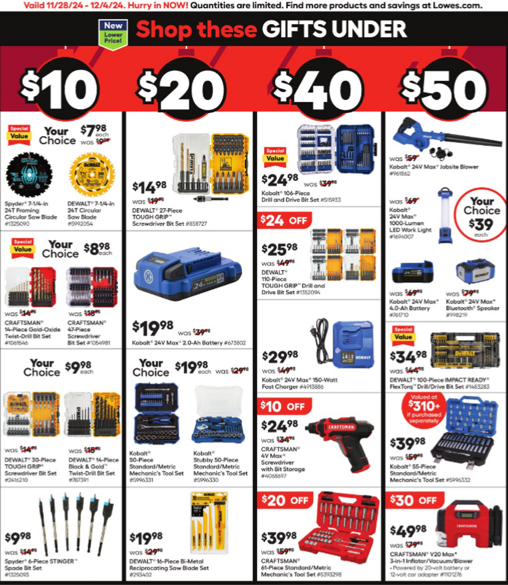 lowes - Lowe's - Black Friday flyer valid from 11-28 - 12-04 - page: 3