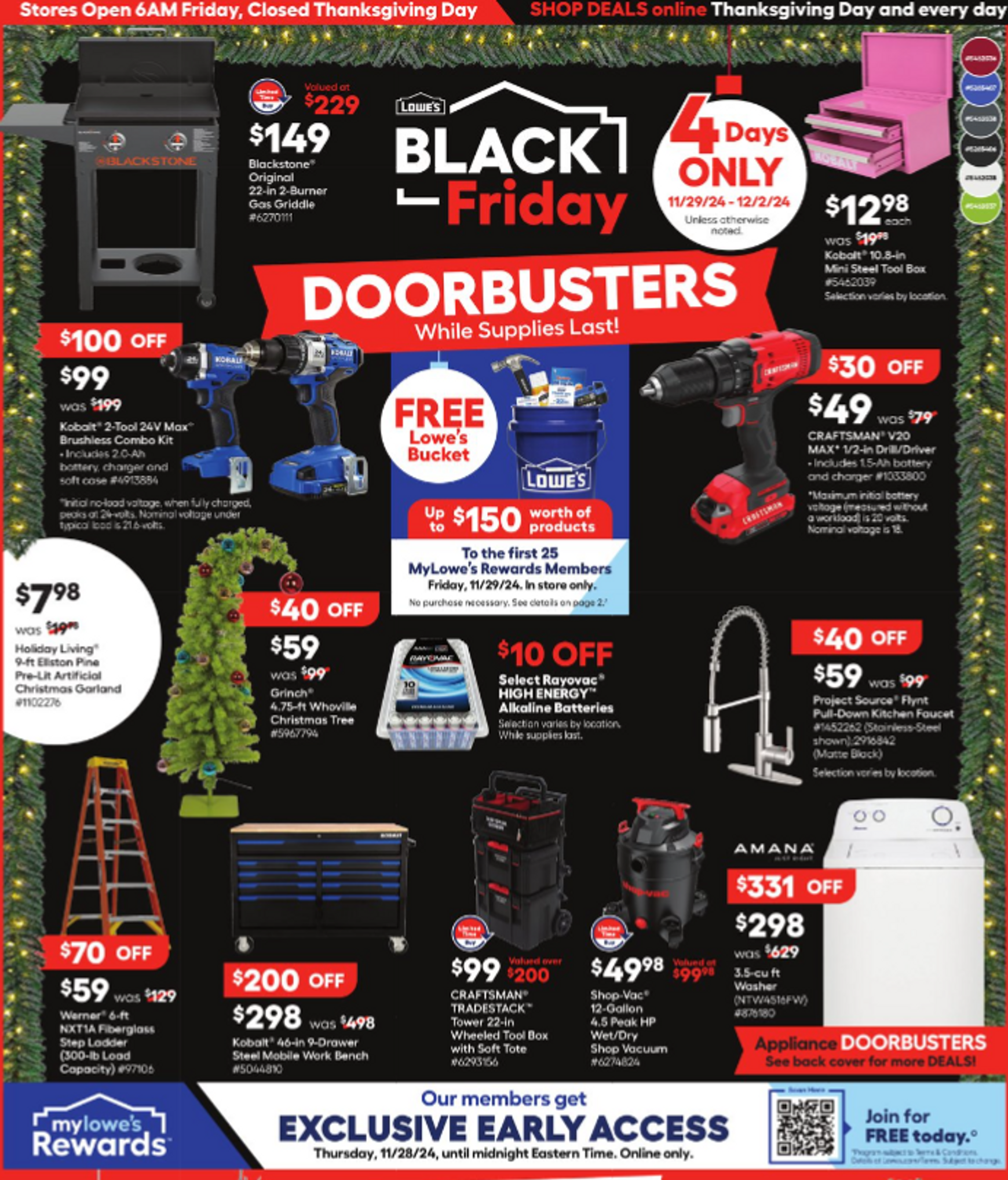 lowes - Lowe's - Black Friday flyer valid from 11-28 - 12-04