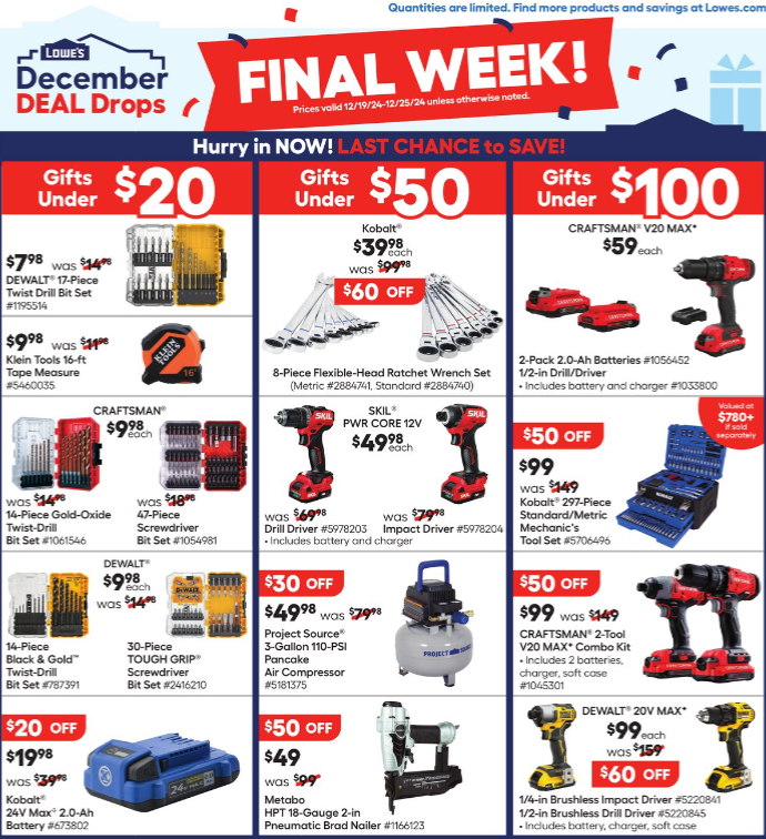 lowes - Lowe's flyer valid from 12-19 - 12-25 - page: 1