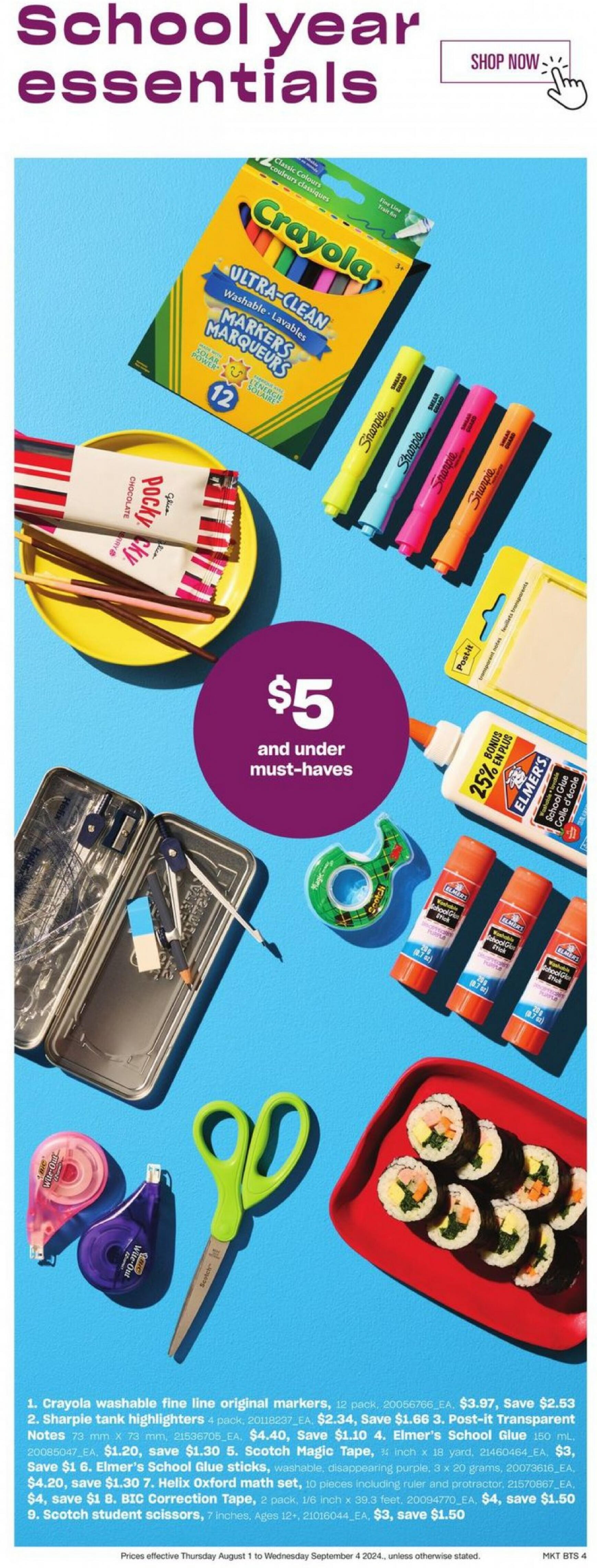 loblaws - Loblaws - Back To School flyer current 01.08. - 04.09. - page: 4