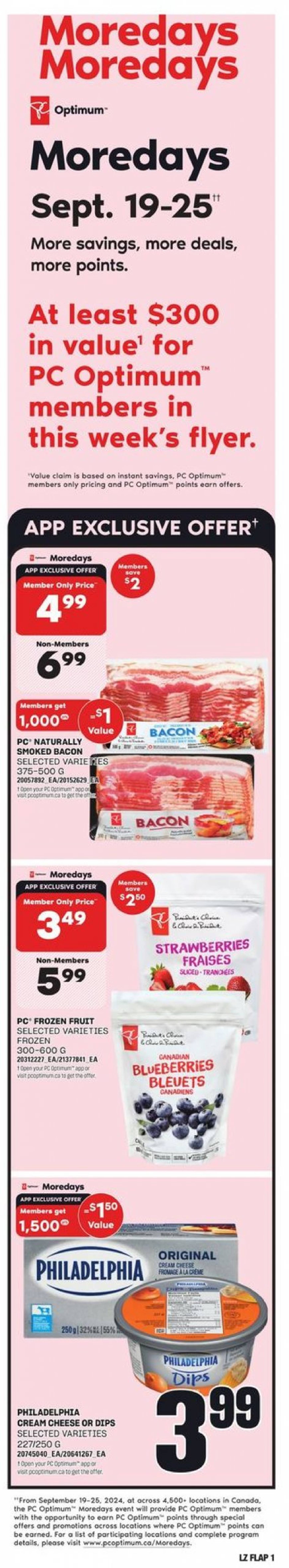 loblaws - Latest Loblaws flyer 19.09. - 25.09. - page: 1