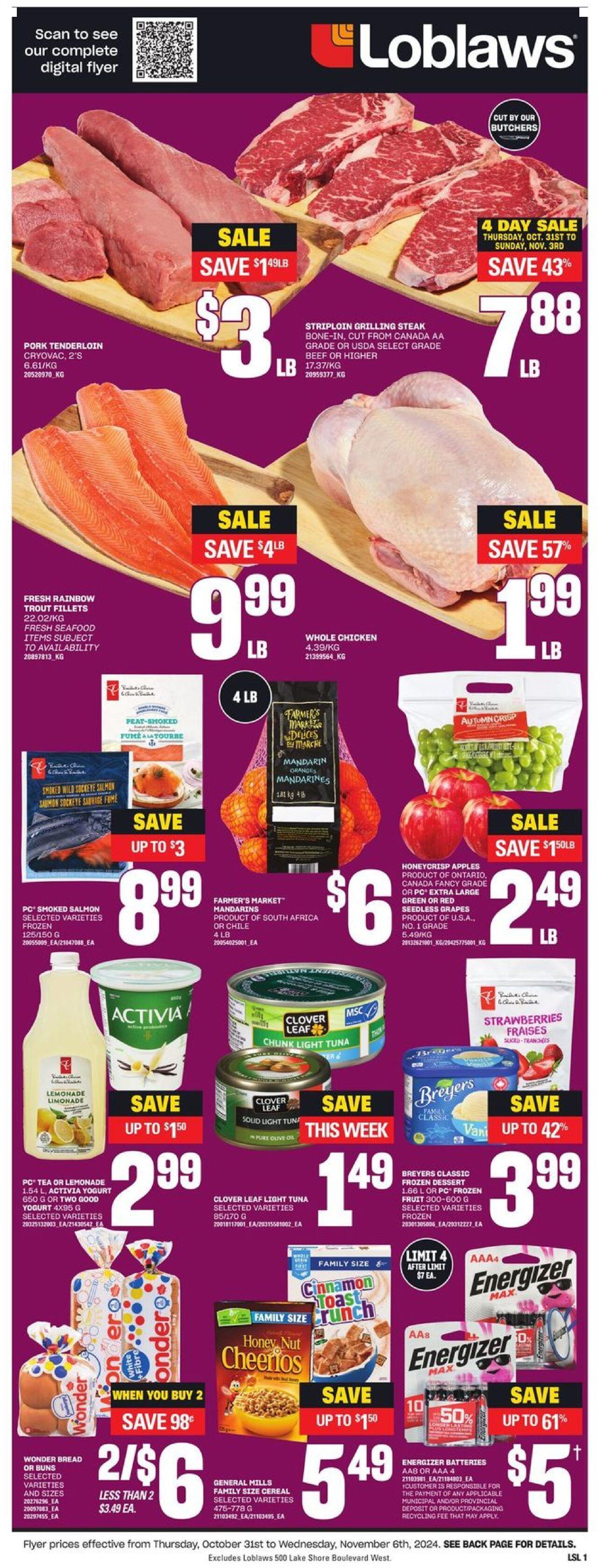 loblaws - Loblaws flyer Oct. 31, 2024 - Nov. 6, 2024 - page: 3