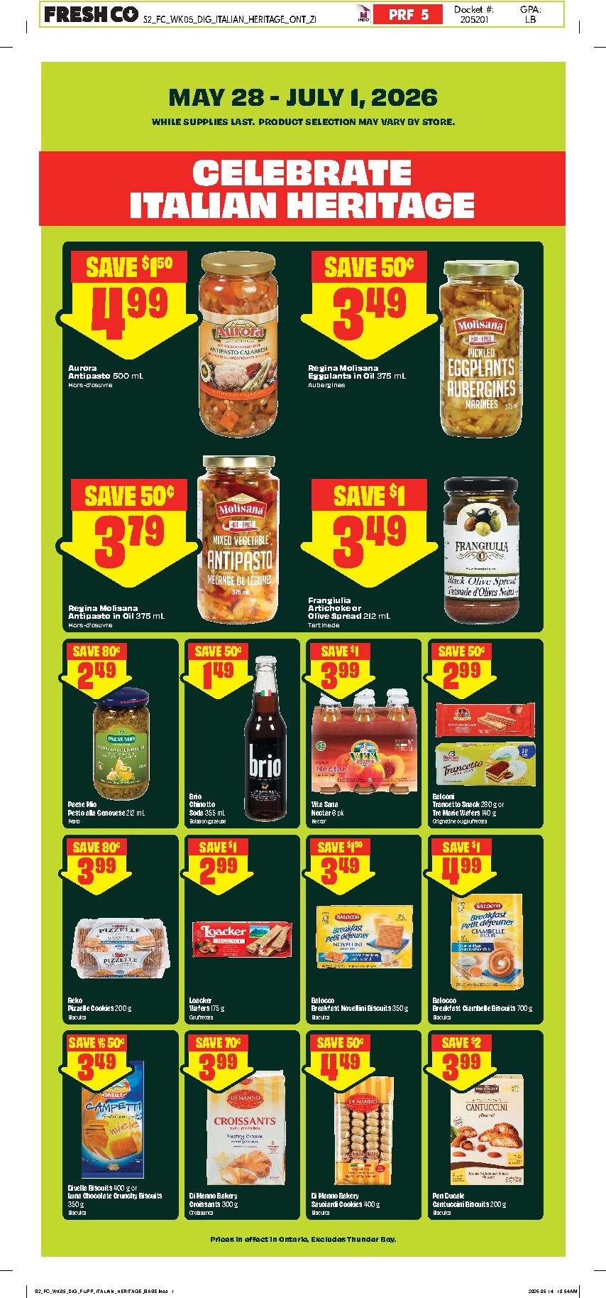 freshco - New Freshco - Italian Heritage Flyer for This Week – 2026-05-28 to 2026-07-01 - page: 2