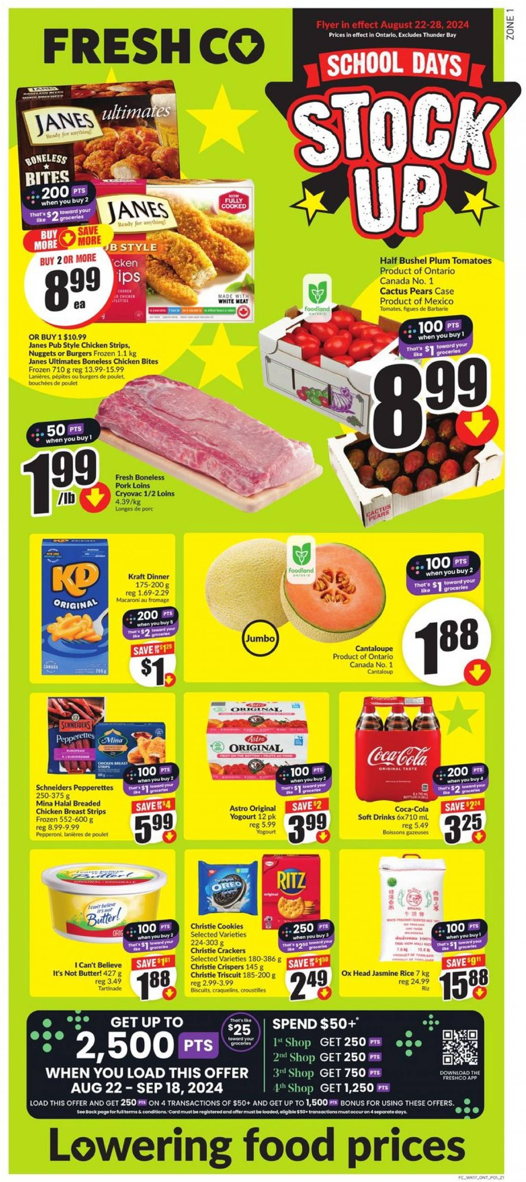 freshco - Latest Freshco flyer 22.08. - 28.08. - page: 1