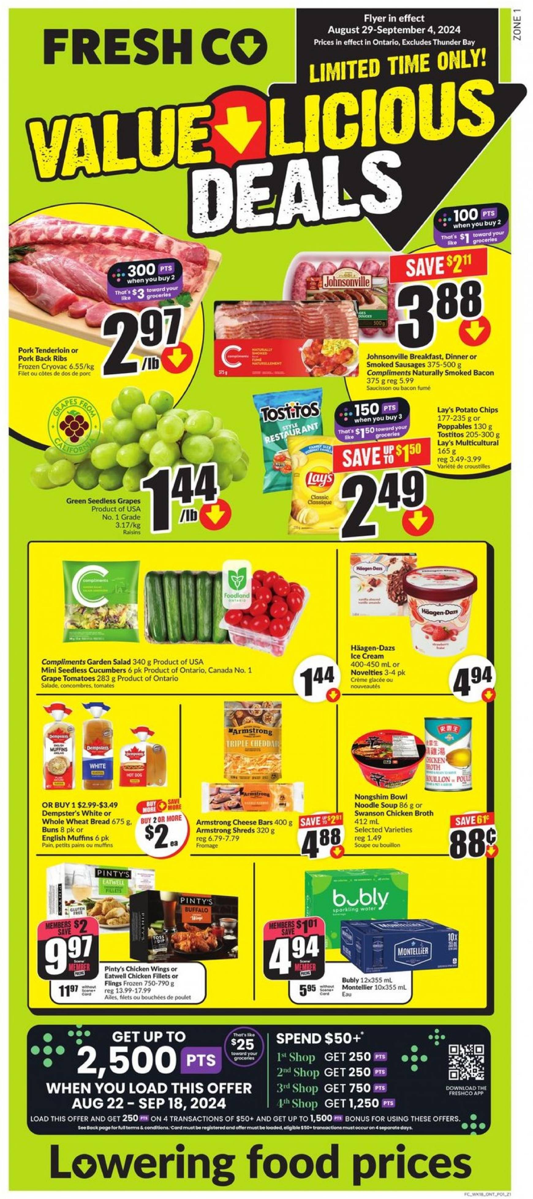 freshco - Latest Freshco flyer 29.08. - 04.09. - page: 1