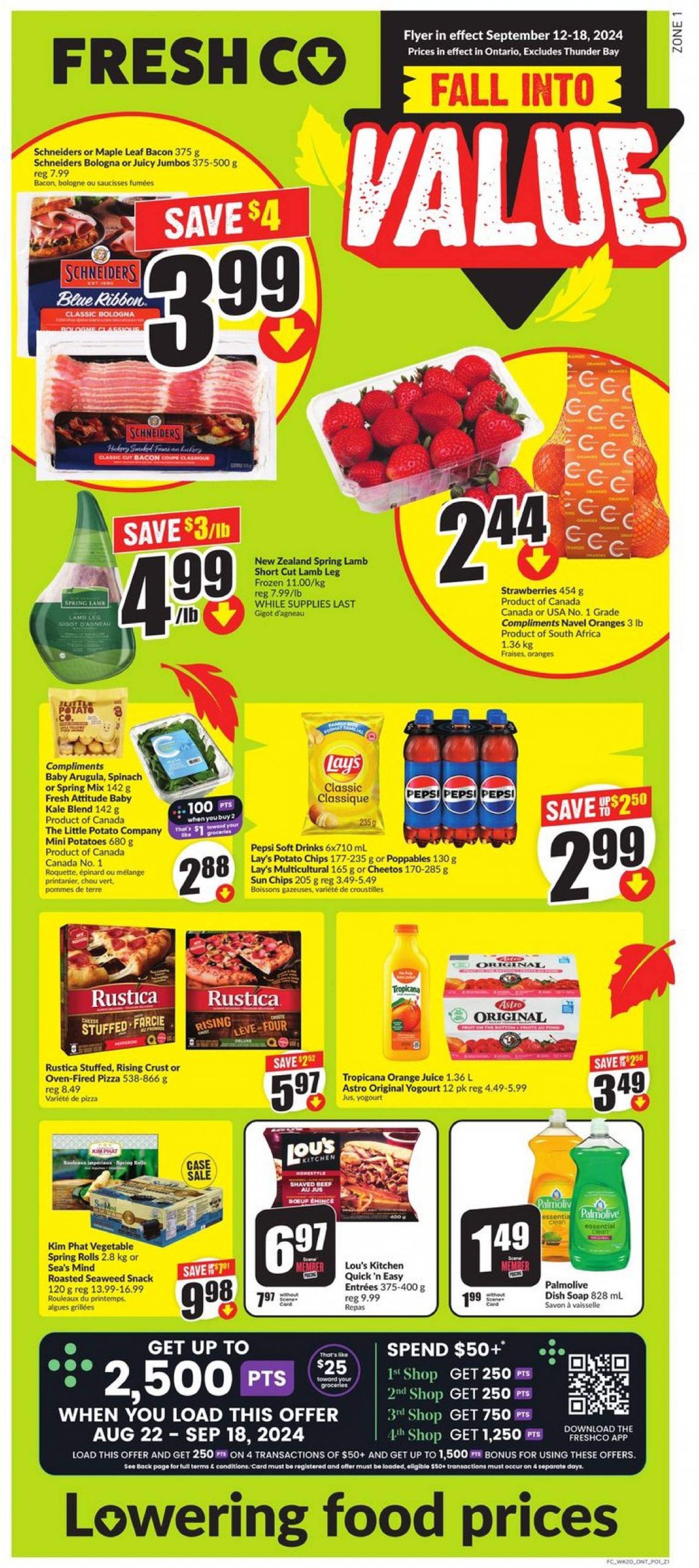 freshco - Latest Freshco flyer 12.09. - 18.09. - page: 1