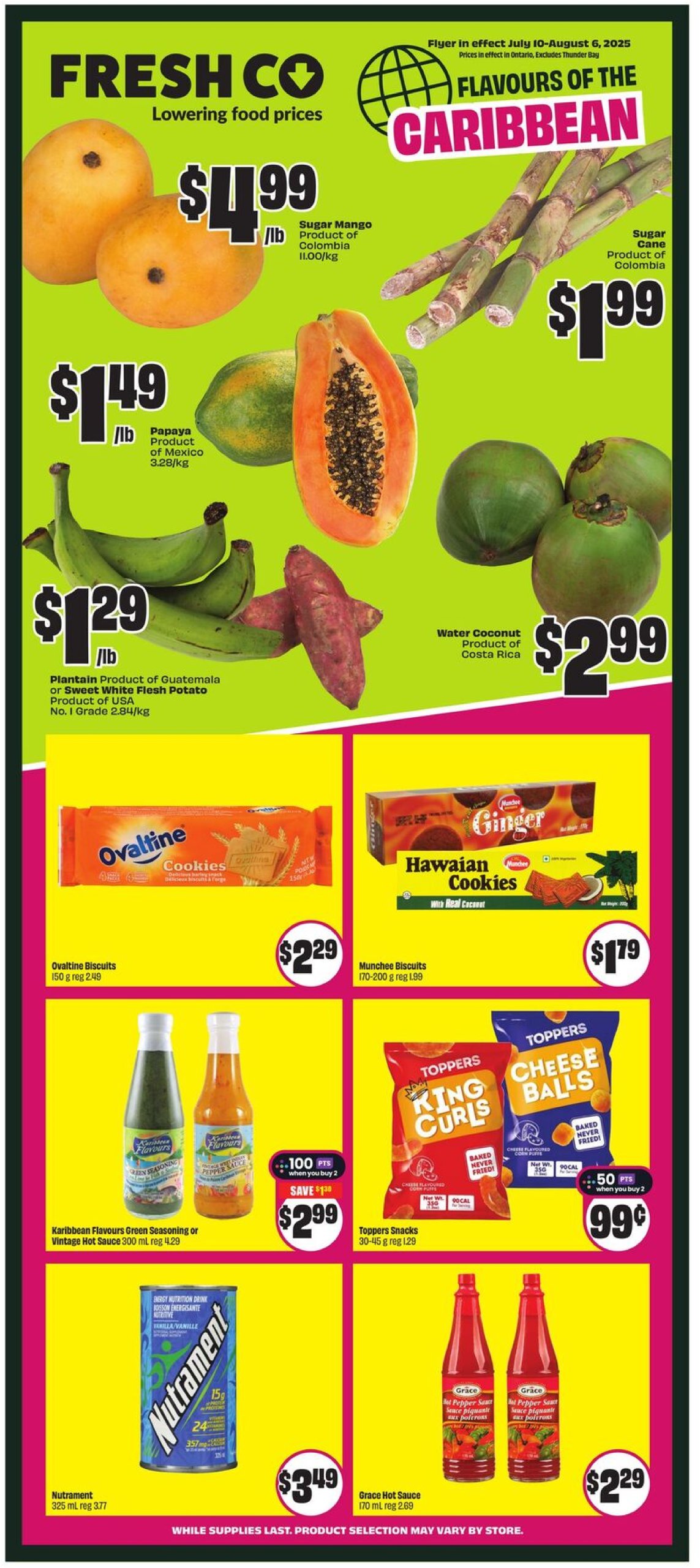 freshco - Freshco - Flavours of the Caribbean flyer valid from 07-10 - 08-06