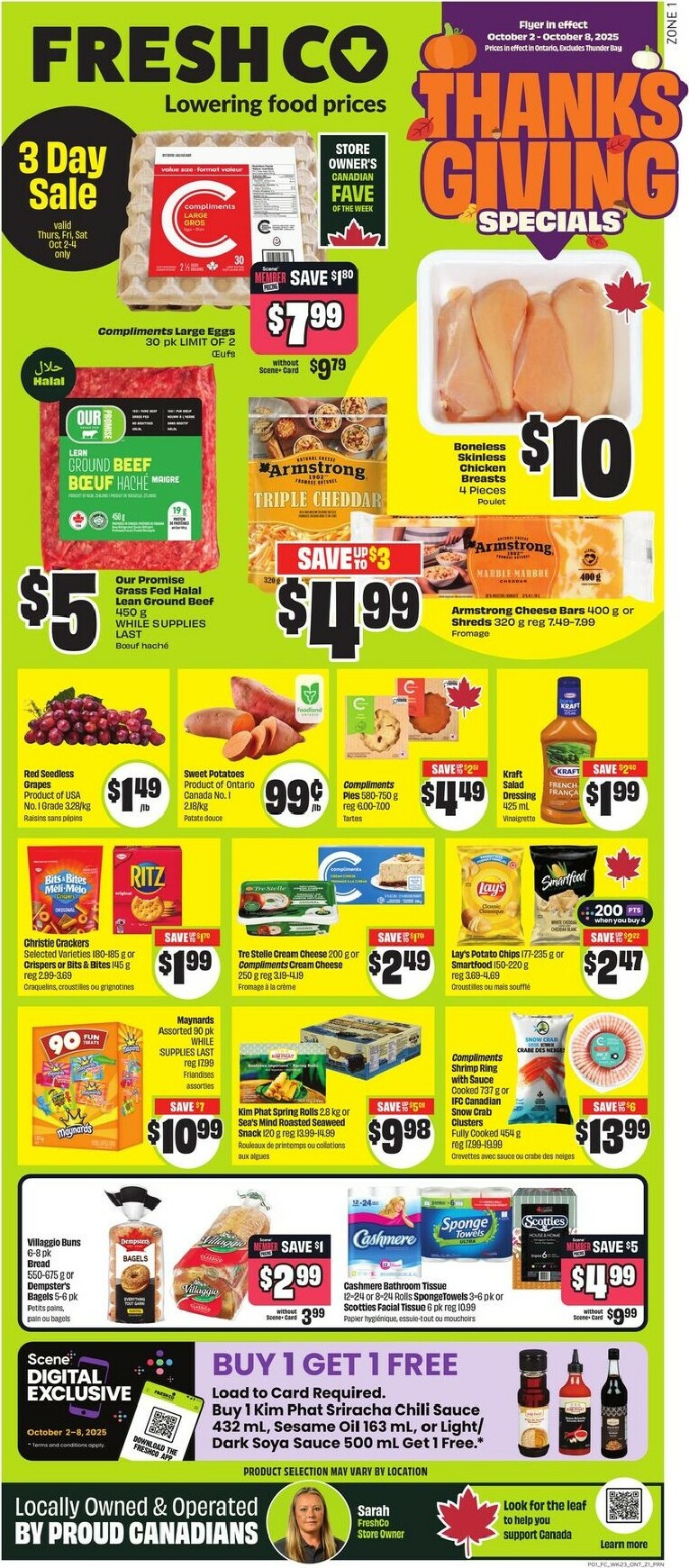 freshco - Freshco flyer valid from 10-02 - 10-08 - page: 1