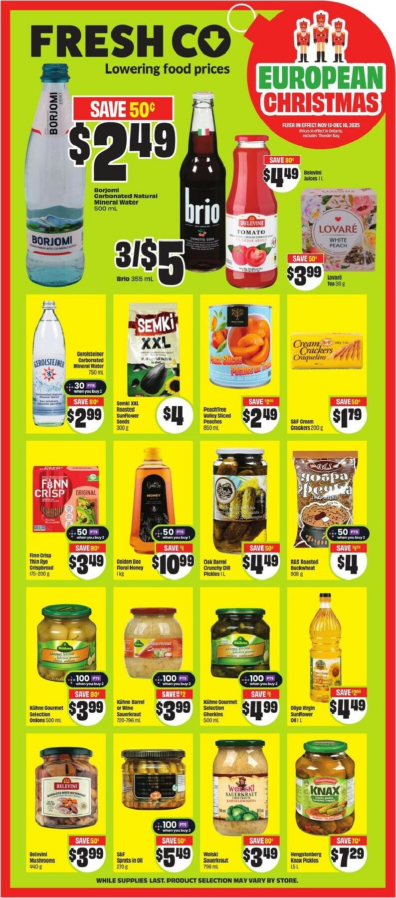 freshco - Freshco - European Christmas Flyer Valid From 11-13 to 12-11