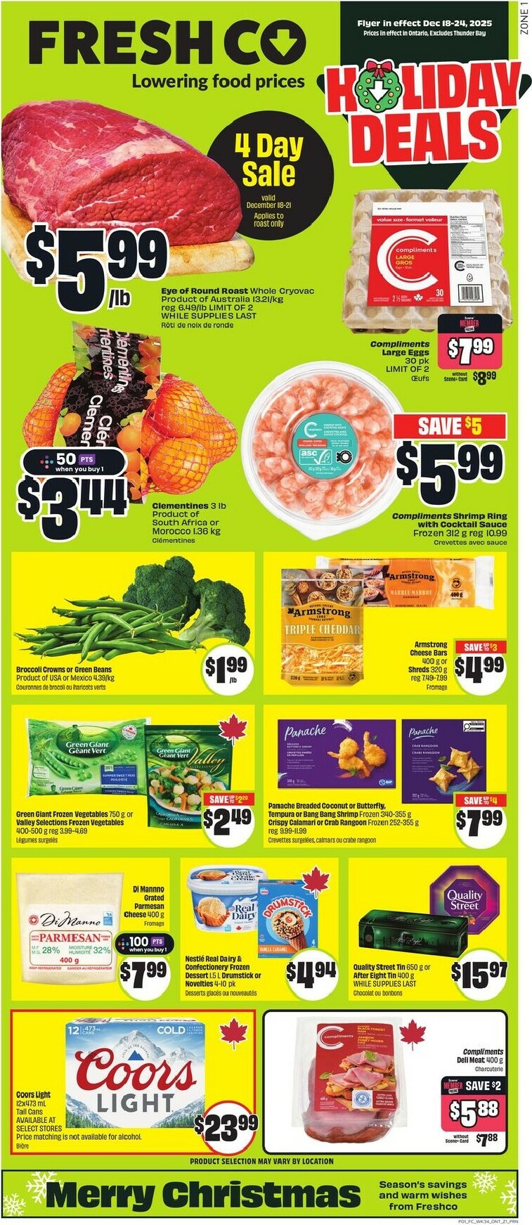 freshco - Freshco Flyer Valid From 12-18 to 12-24