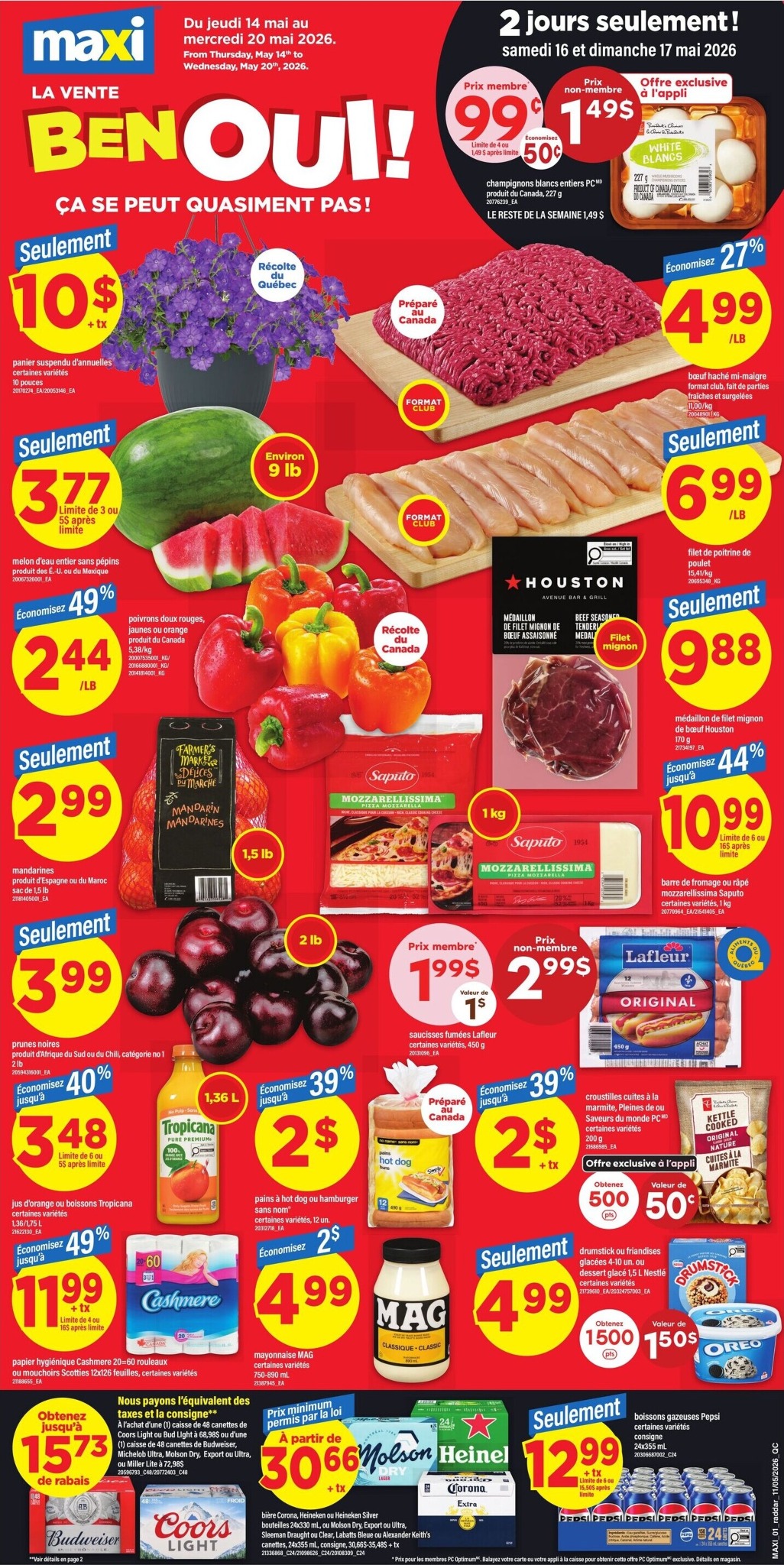 maxi - Maxi Flyer Valid from 2026-05-14 to 2026-05-20 - page: 1