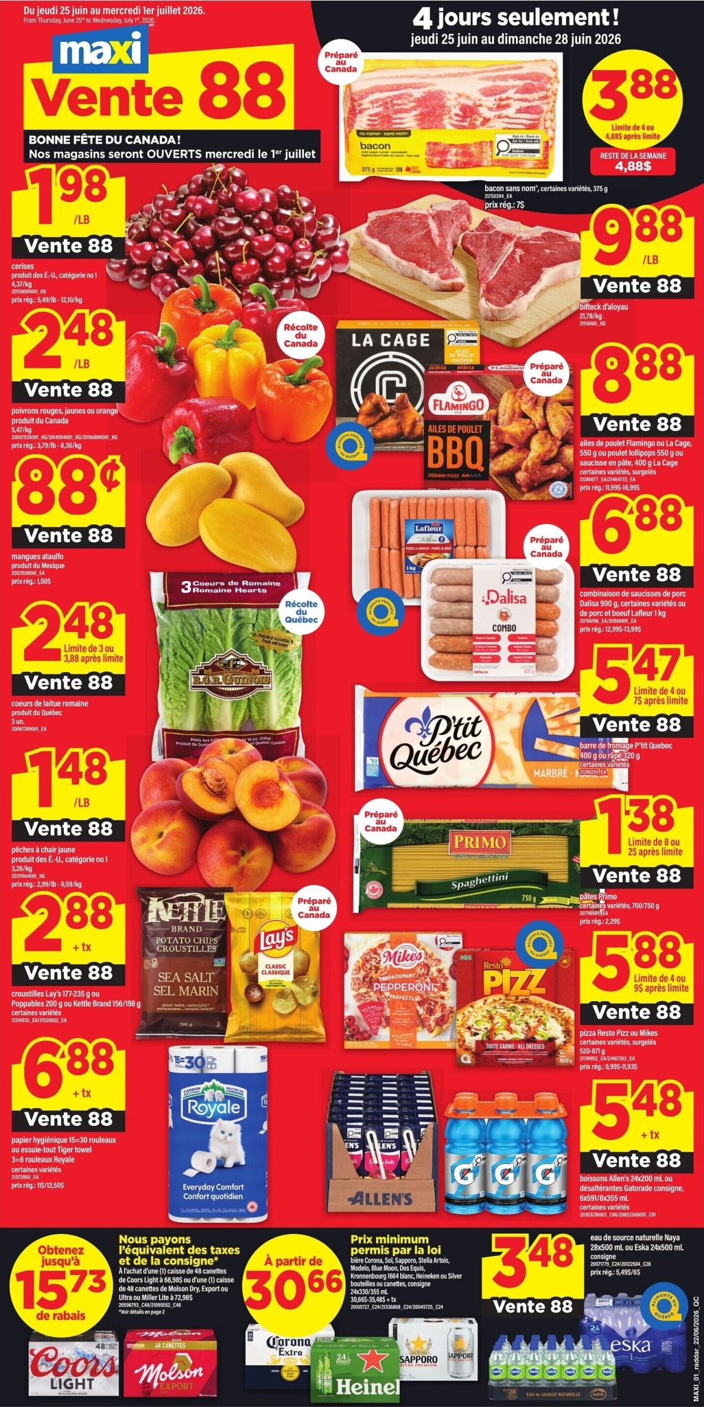 maxi - Maxi Flyer Valid from 2026-06-25 to 2026-07-01 - page: 1