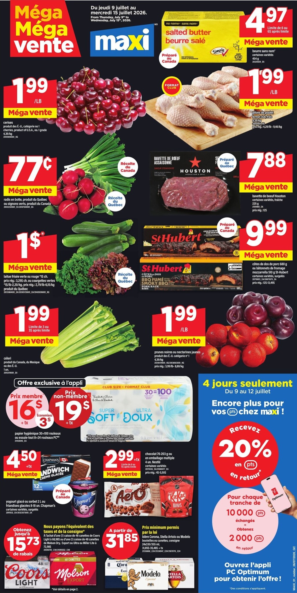 maxi - New Maxi Flyer for This Week – 2026-07-09 to 2026-07-15 - page: 1