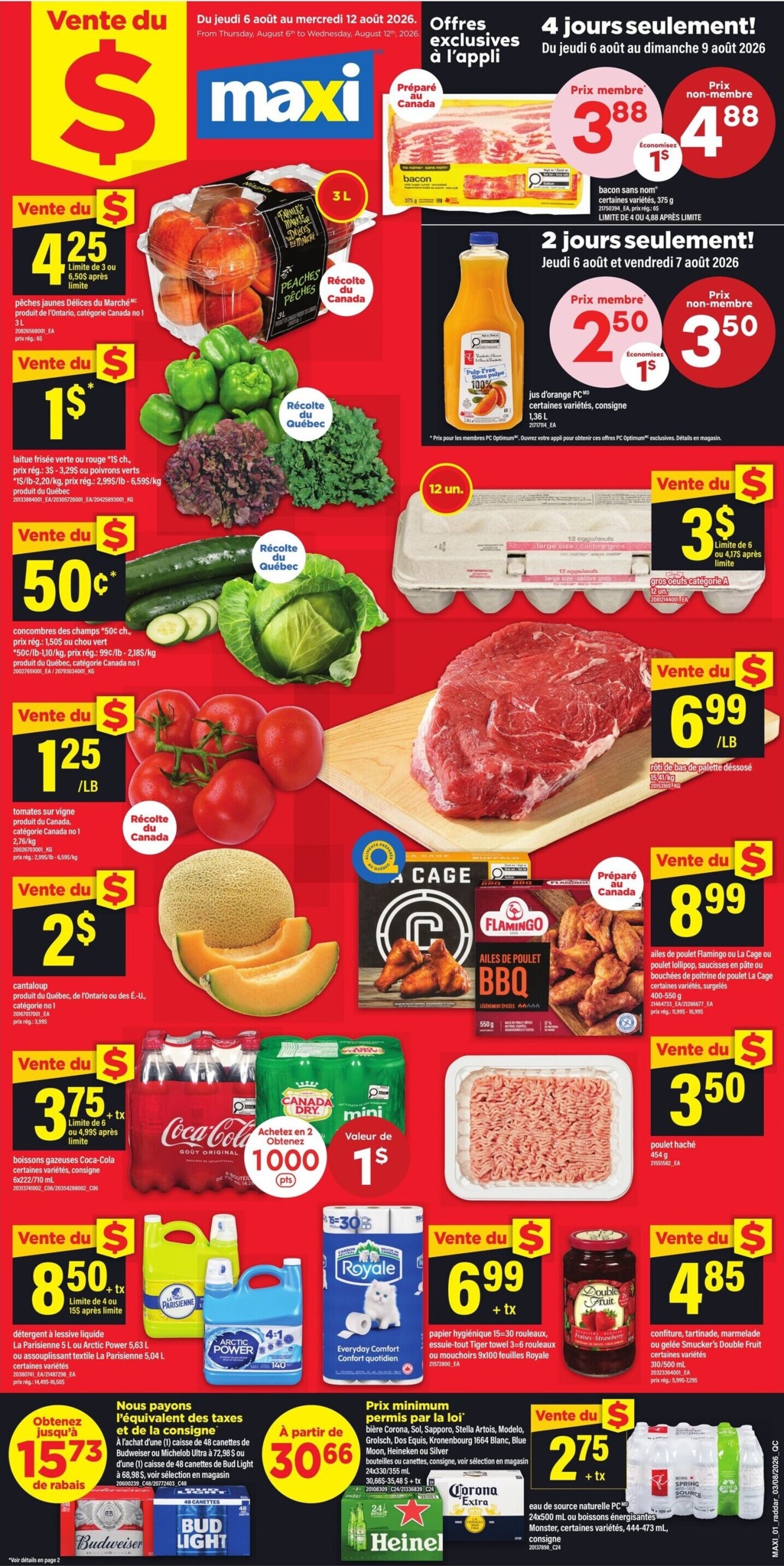 maxi - New Maxi Flyer for This Week – 2026-08-06 to 2026-08-12